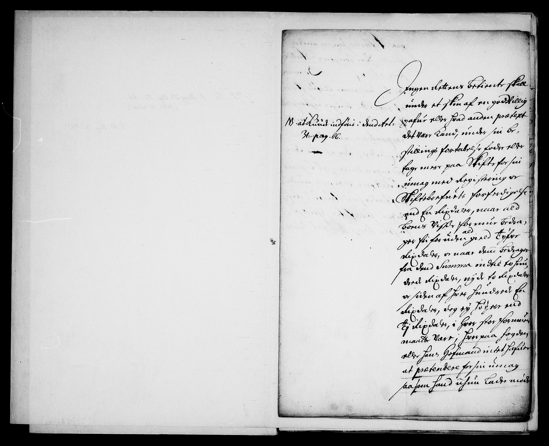 Danske Kanselli, Skapsaker, RA/EA-4061/G/L0011: Tillegg til skapsakene, 1666-1688, p. 4