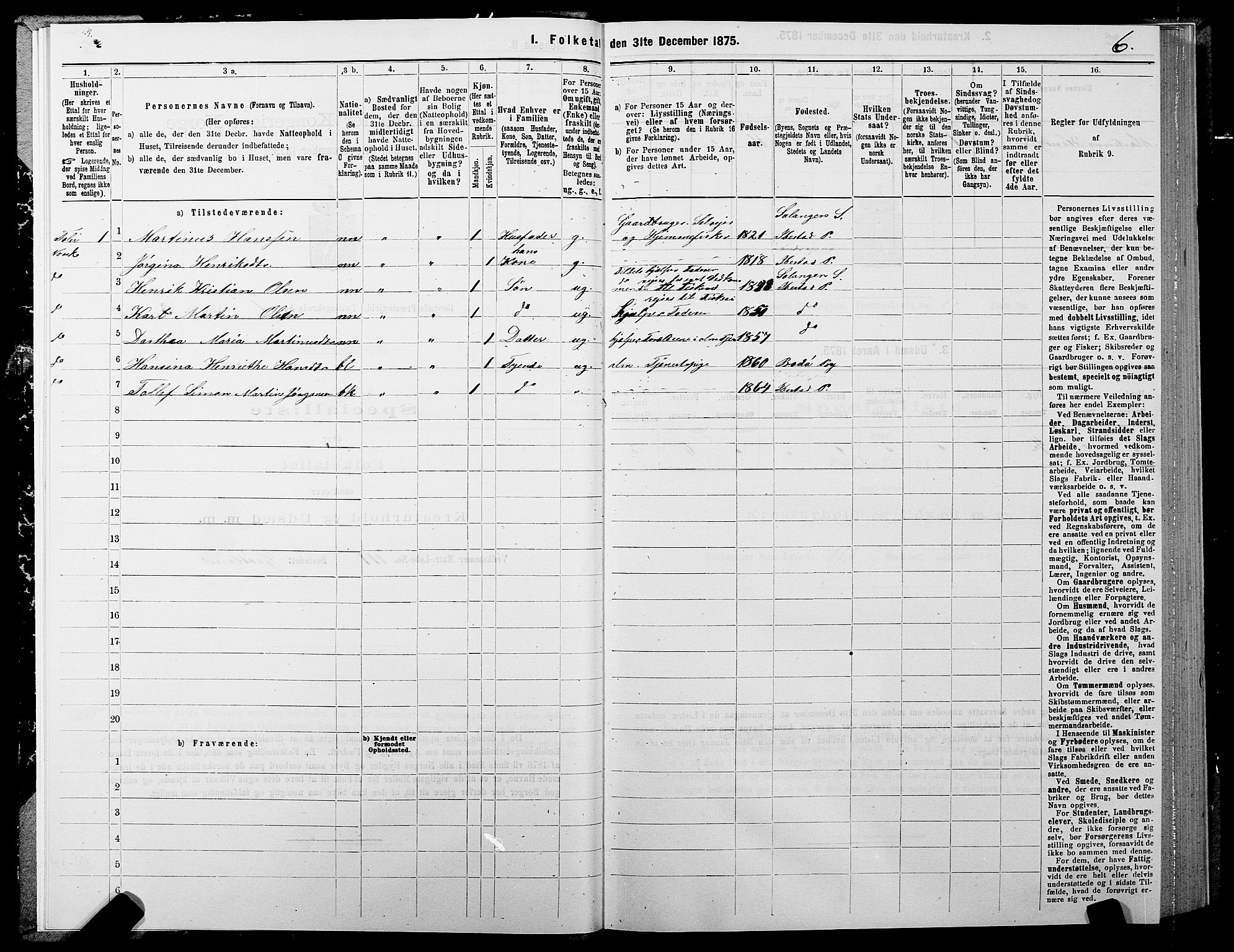 SATØ, 1875 census for 1917P Ibestad, 1875, p. 1006