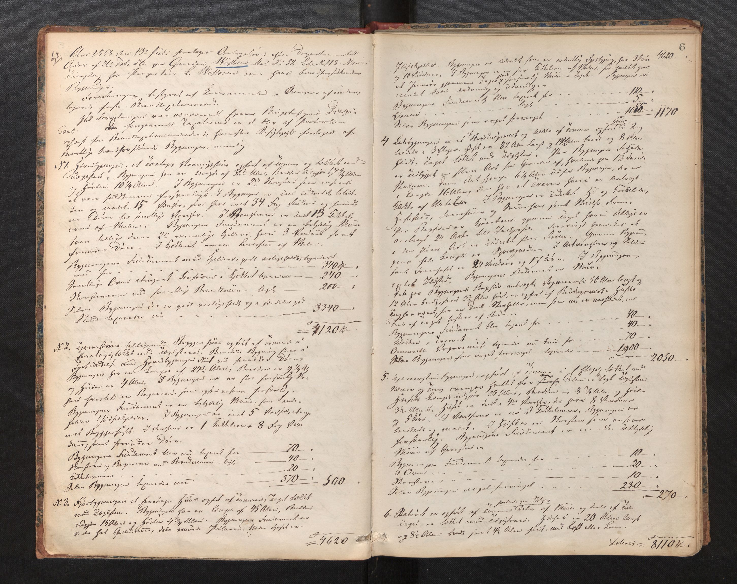 Lensmannen i Sogndal, AV/SAB-A-29901/0012/L0001: Branntakstprotokoll, 1868-1875, p. 5b-6a