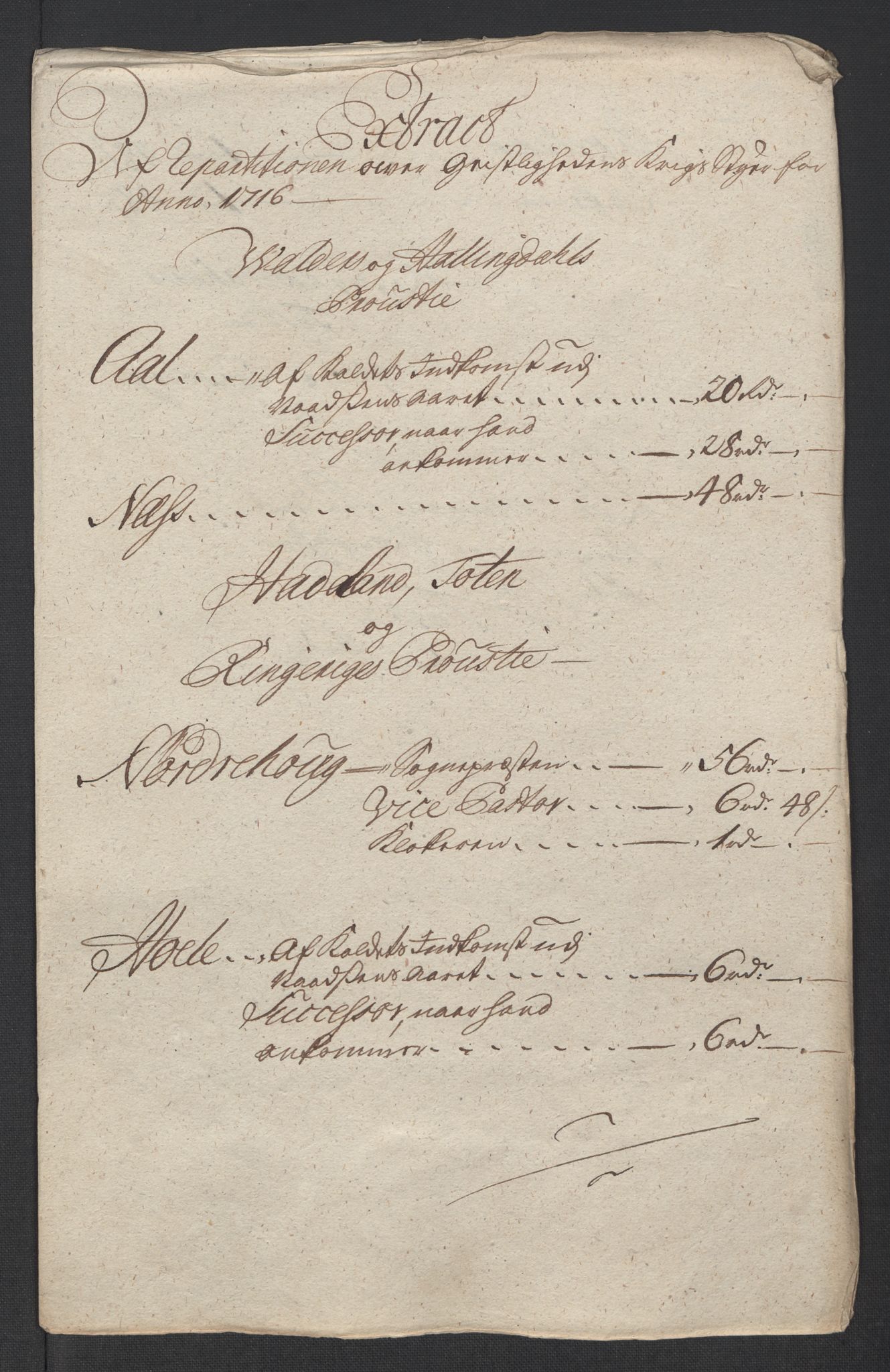 Rentekammeret inntil 1814, Reviderte regnskaper, Fogderegnskap, AV/RA-EA-4092/R23/L1474: Fogderegnskap Ringerike og Hallingdal, 1716, p. 57