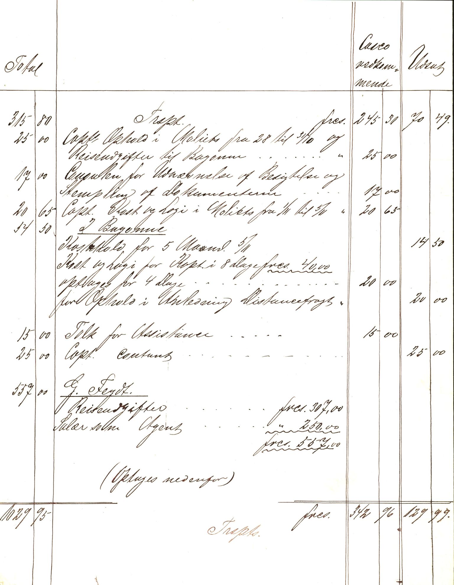 Pa 63 - Østlandske skibsassuranceforening, VEMU/A-1079/G/Ga/L0015/0001: Havaridokumenter / Borrestad, BertHA Rød, Lainetar, Laura, 1882, p. 5