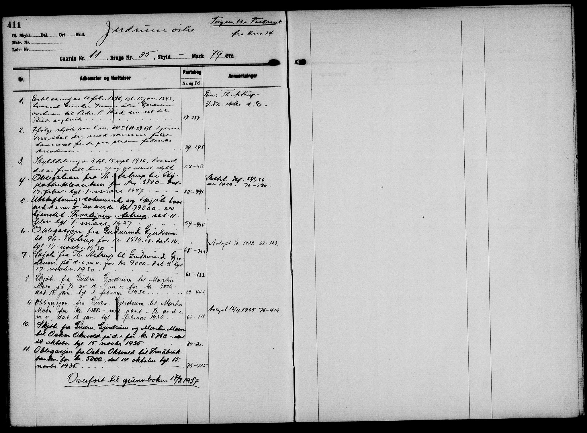 Solør tingrett, AV/SAH-TING-008/H/Ha/Hak/L0001: Mortgage register no. I, 1900-1935, p. 411