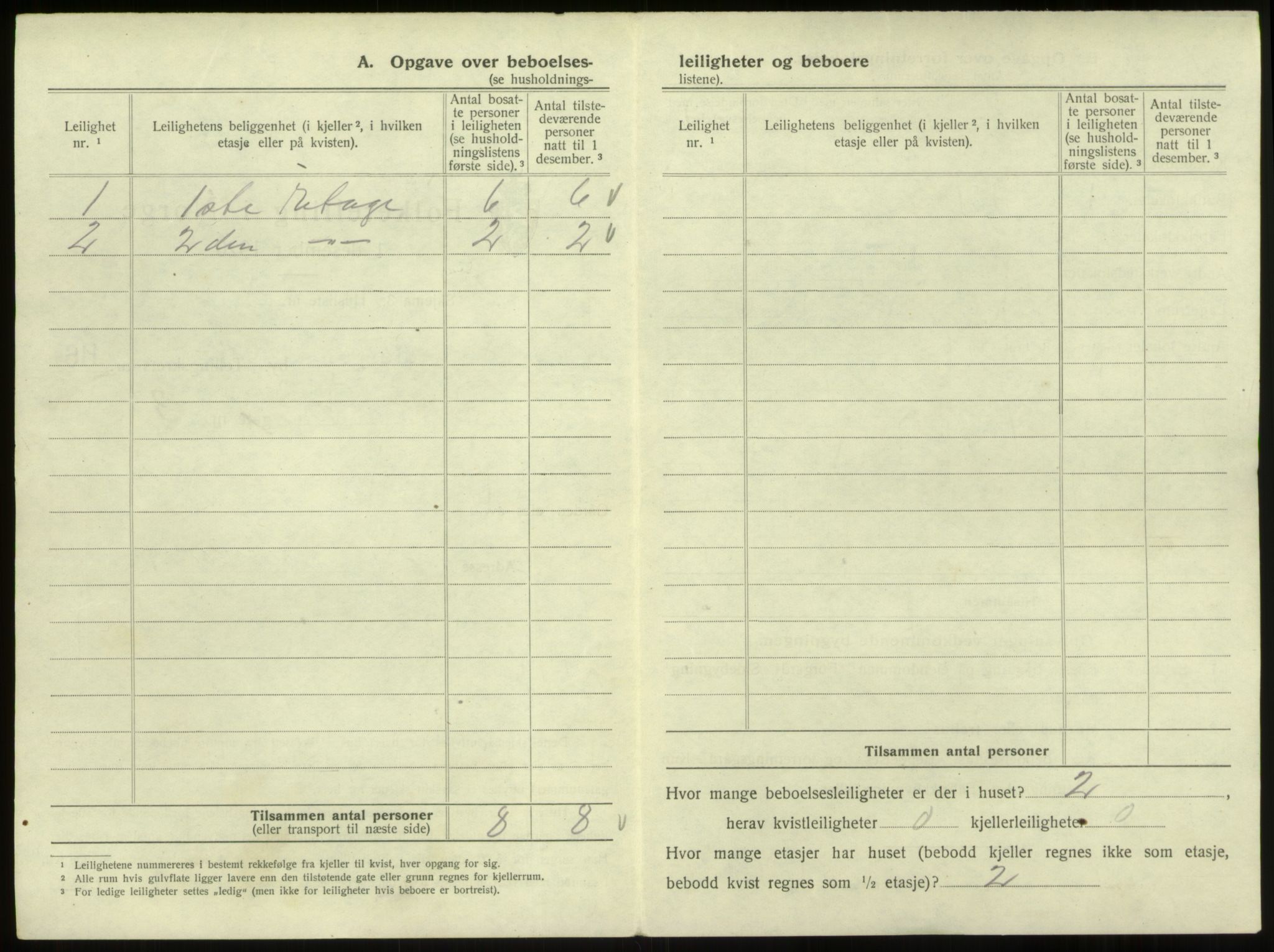 SAB, 1920 census for Bergen, 1920, p. 10410