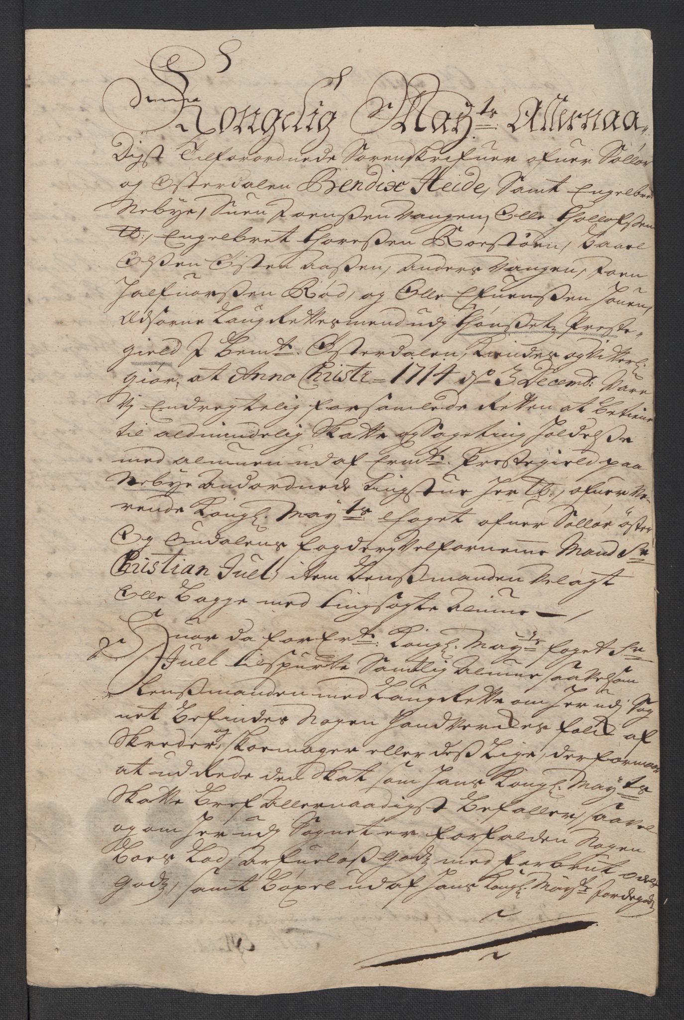 Rentekammeret inntil 1814, Reviderte regnskaper, Fogderegnskap, RA/EA-4092/R13/L0852: Fogderegnskap Solør, Odal og Østerdal, 1714, p. 162