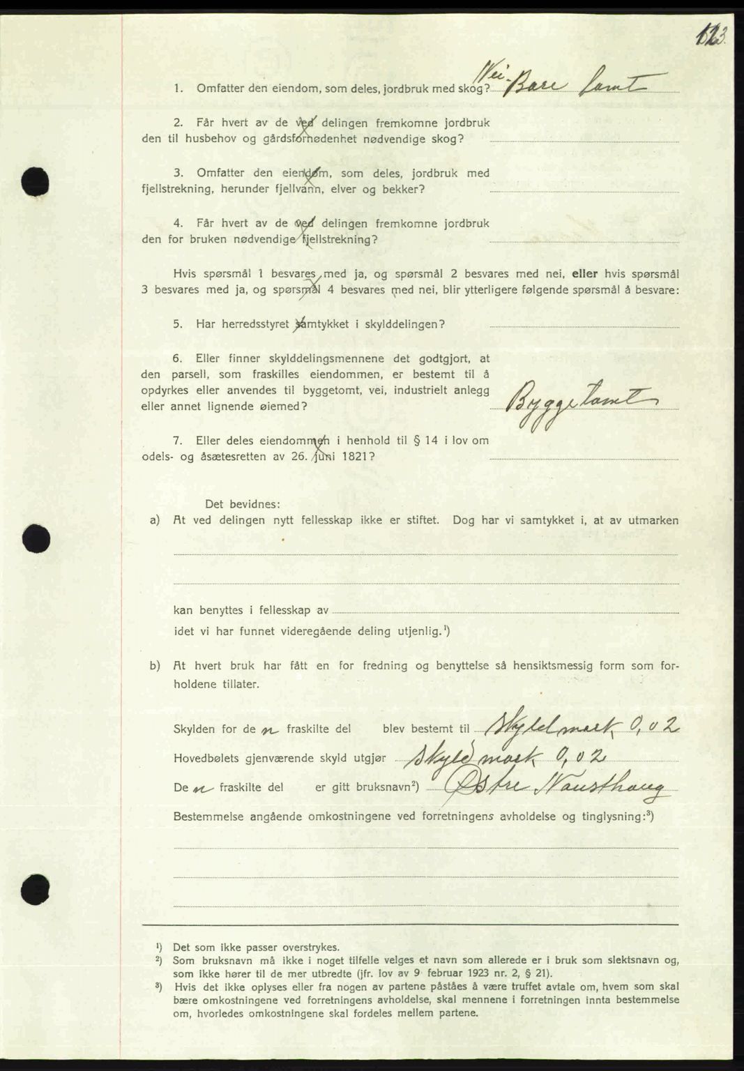 Nordmøre sorenskriveri, AV/SAT-A-4132/1/2/2Ca: Mortgage book no. A102, 1946-1946, Diary no: : 1424/1946