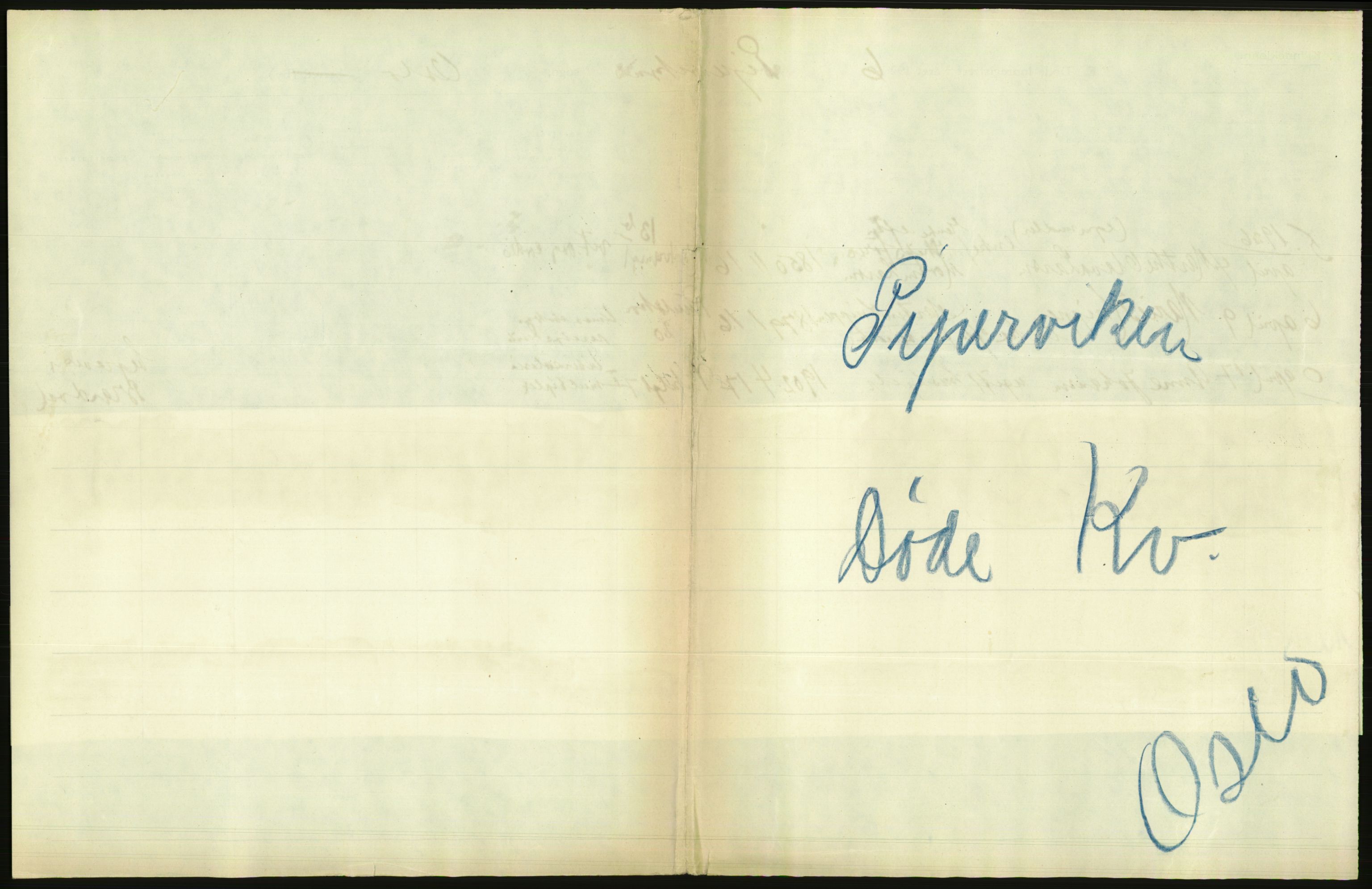 Statistisk sentralbyrå, Sosiodemografiske emner, Befolkning, AV/RA-S-2228/D/Df/Dfc/Dfcf/L0010: Oslo: Døde kvinner, dødfødte, 1926, p. 487