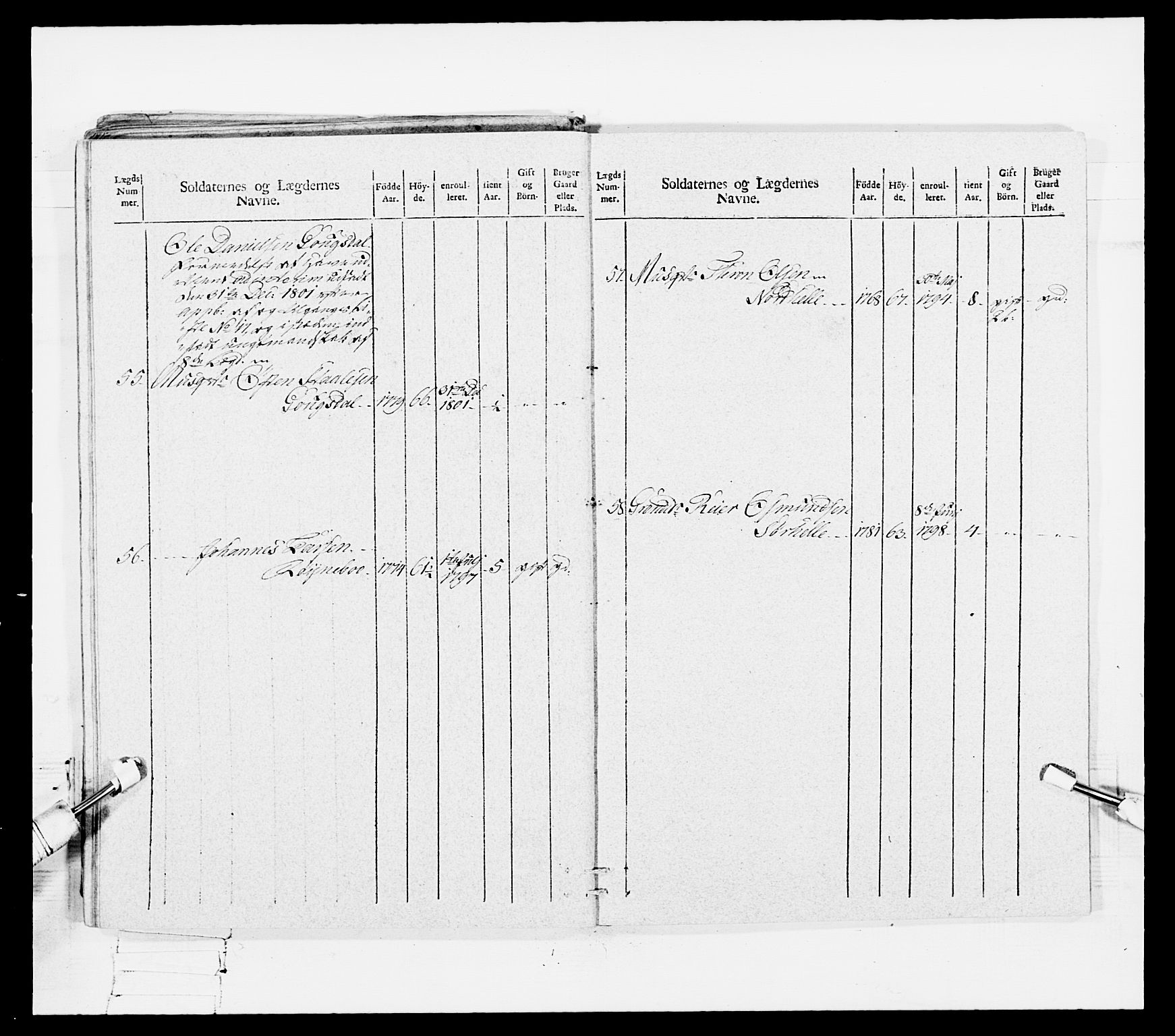 Generalitets- og kommissariatskollegiet, Det kongelige norske kommissariatskollegium, AV/RA-EA-5420/E/Eh/L0108: Vesterlenske nasjonale infanteriregiment, 1791-1802, p. 375