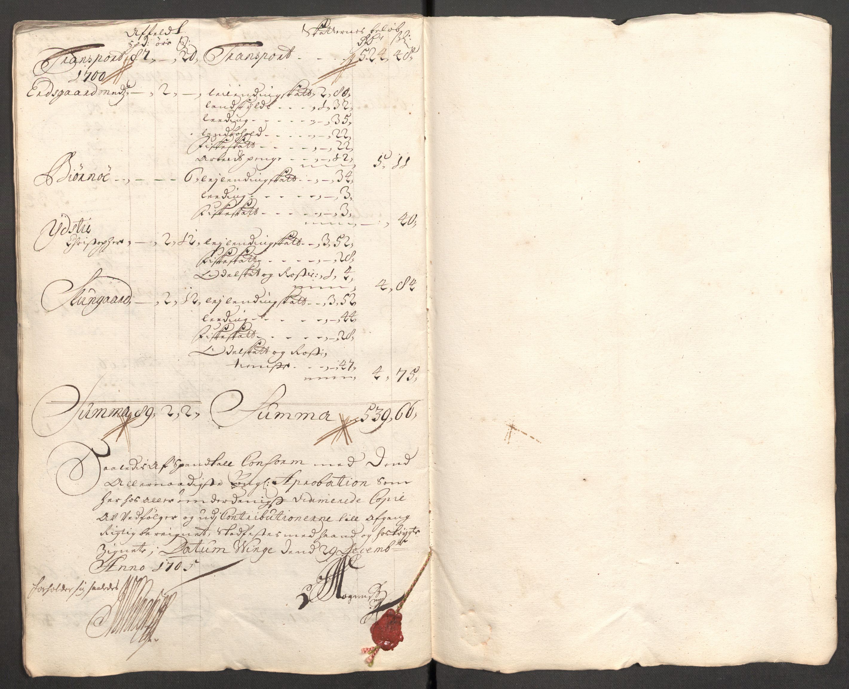Rentekammeret inntil 1814, Reviderte regnskaper, Fogderegnskap, RA/EA-4092/R62/L4196: Fogderegnskap Stjørdal og Verdal, 1705-1706, p. 220