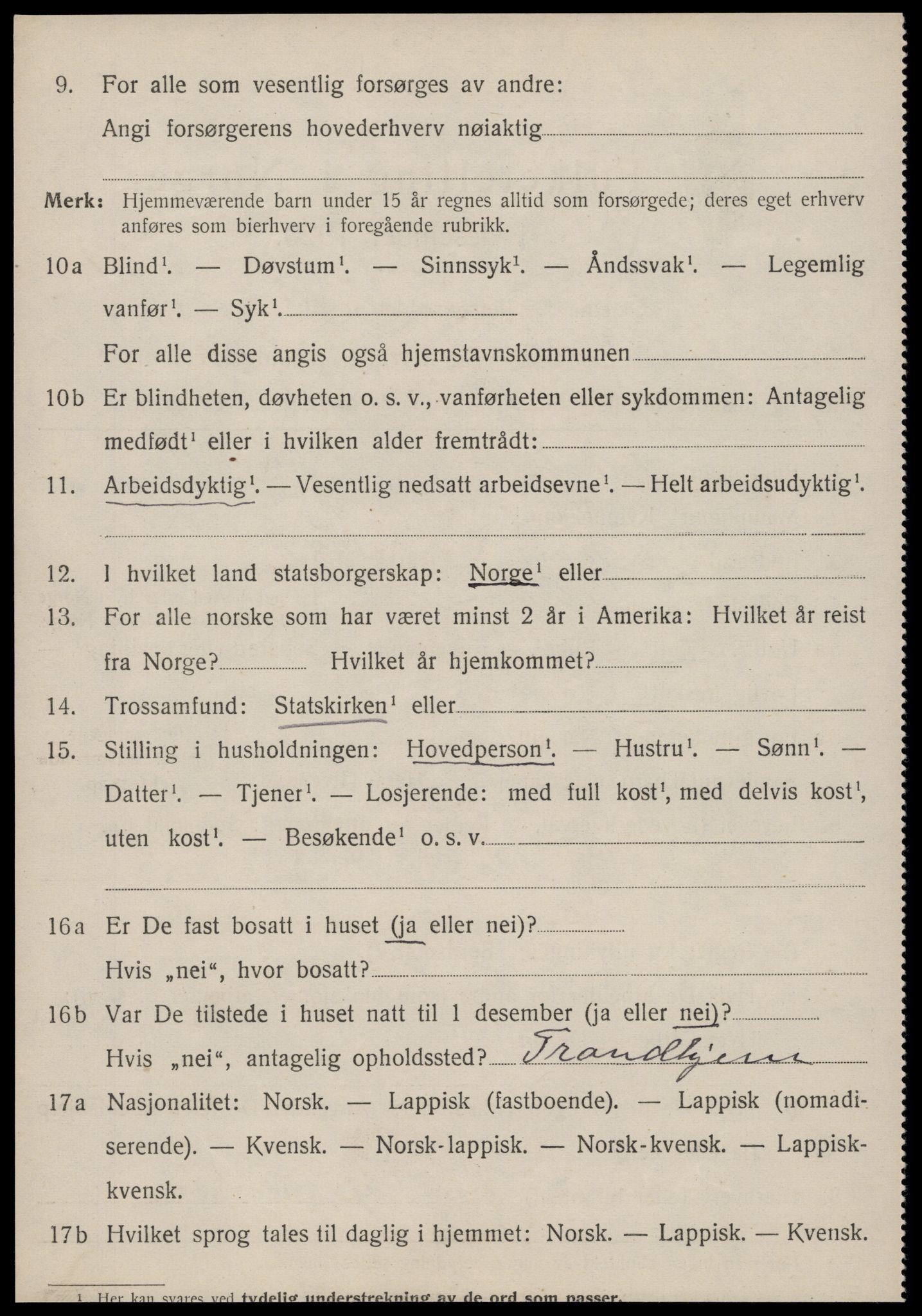 SAT, 1920 census for Fillan, 1920, p. 1761