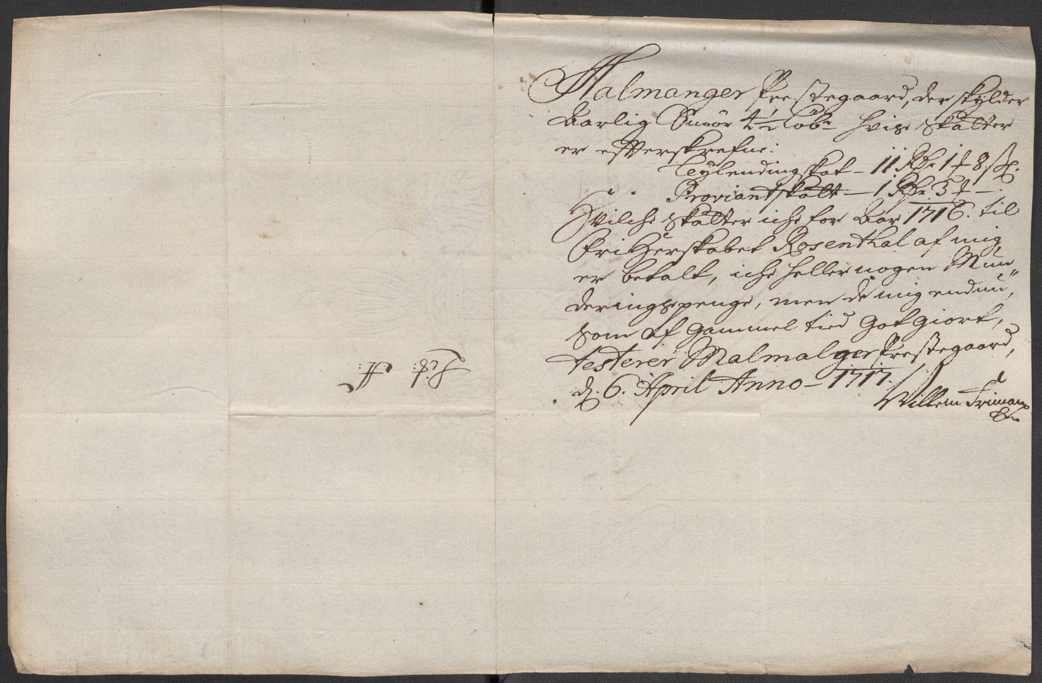 Rentekammeret inntil 1814, Reviderte regnskaper, Fogderegnskap, RA/EA-4092/R49/L3139: Fogderegnskap Rosendal Baroni, 1715-1717, p. 139