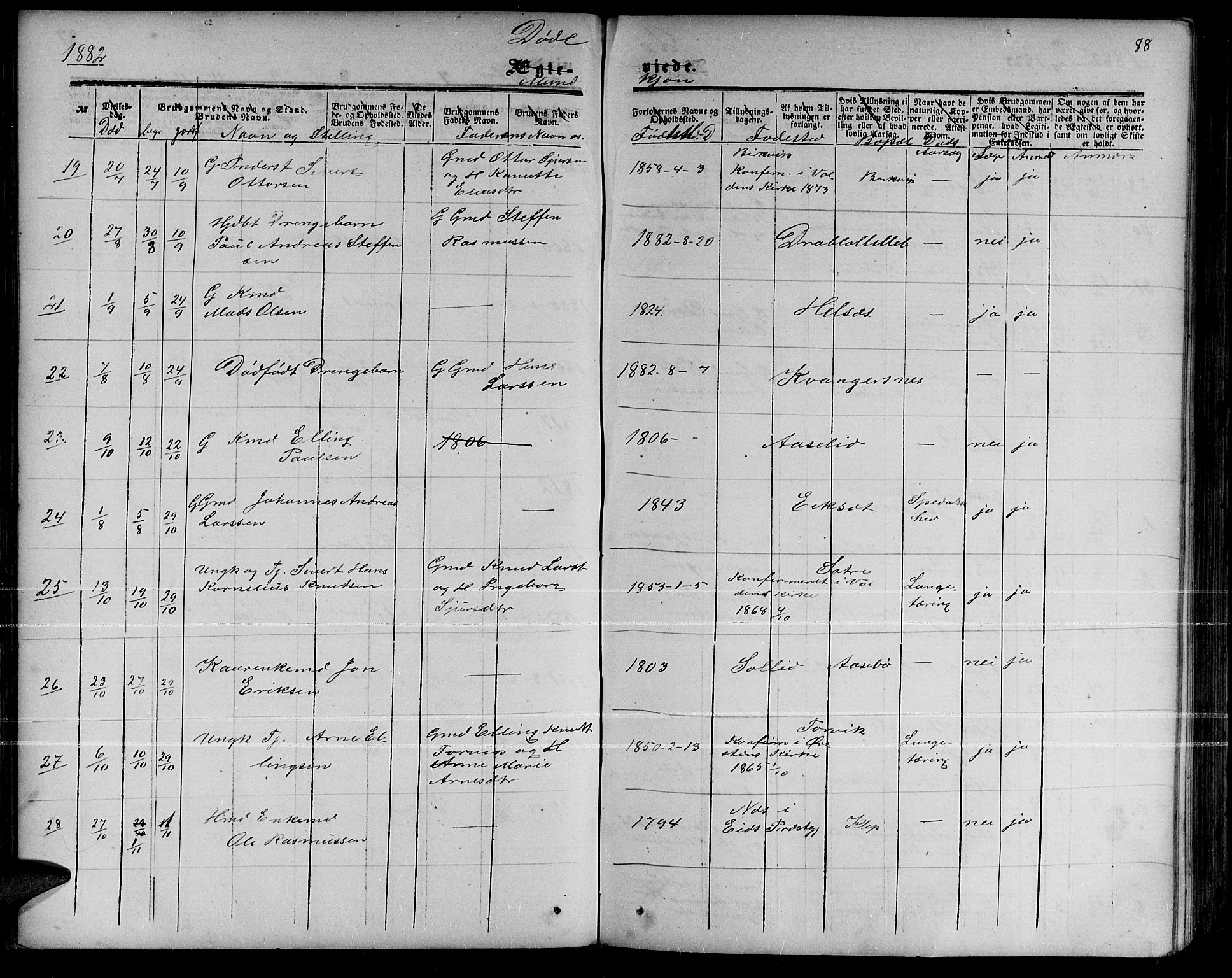 Ministerialprotokoller, klokkerbøker og fødselsregistre - Møre og Romsdal, AV/SAT-A-1454/511/L0157: Parish register (copy) no. 511C03, 1864-1884, p. 88