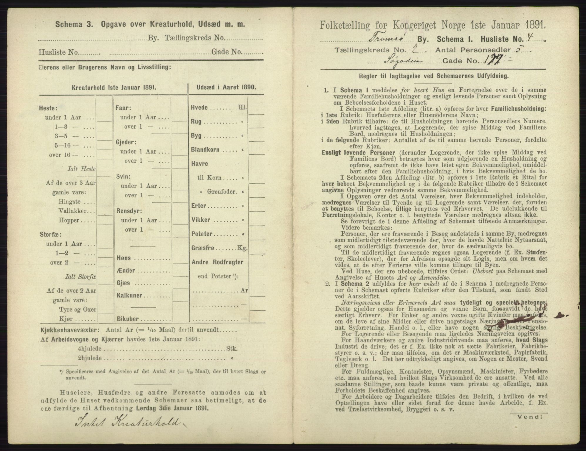 RA, 1891 census for 1902 Tromsø, 1891, p. 1587