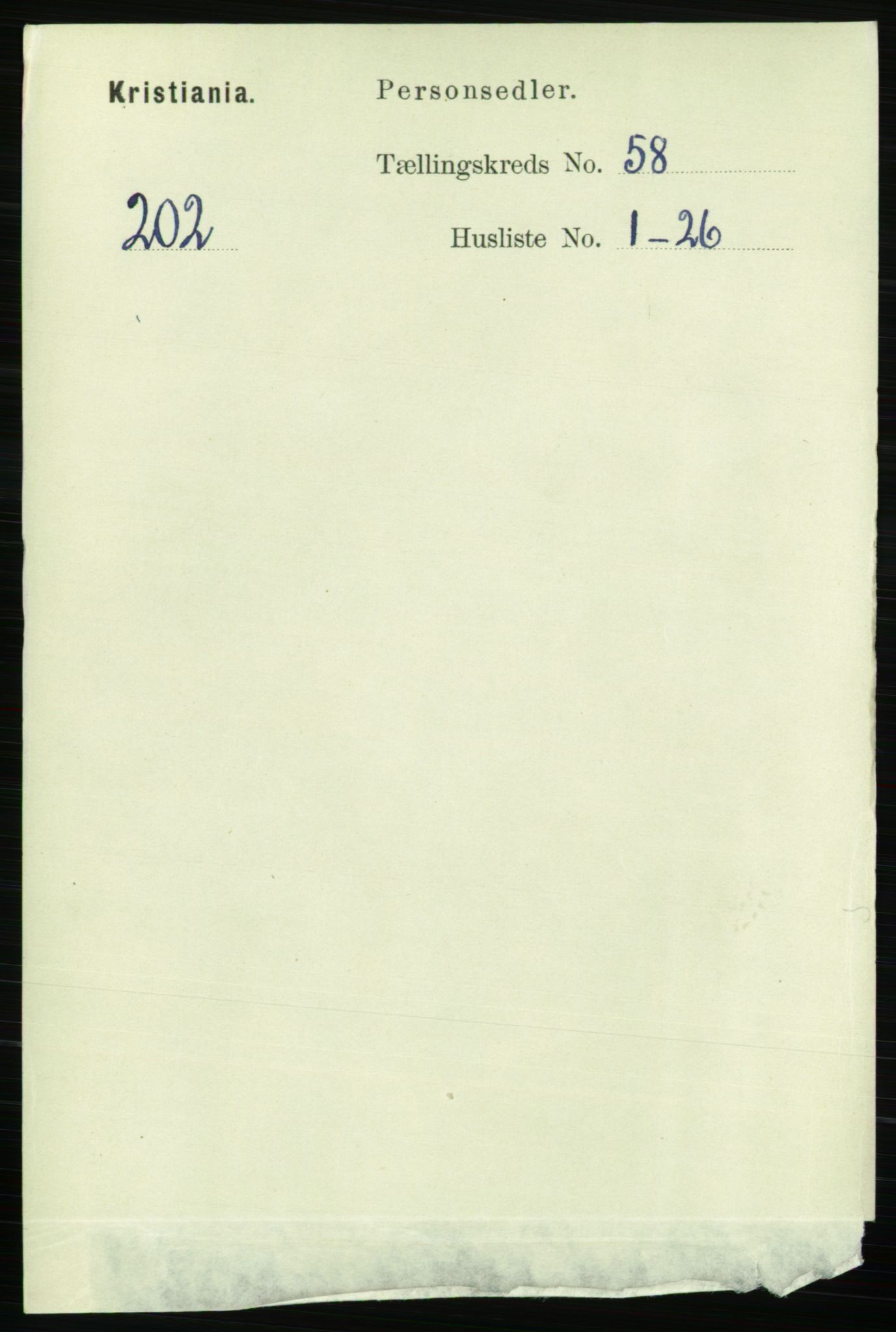 RA, 1891 census for 0301 Kristiania, 1891, p. 30817