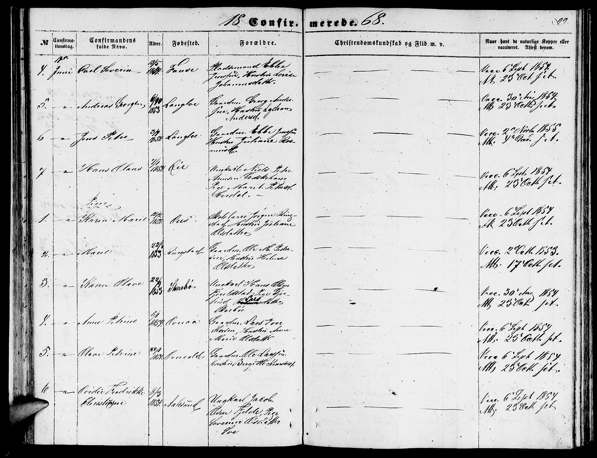 Ministerialprotokoller, klokkerbøker og fødselsregistre - Møre og Romsdal, SAT/A-1454/520/L0291: Parish register (copy) no. 520C03, 1854-1881, p. 99