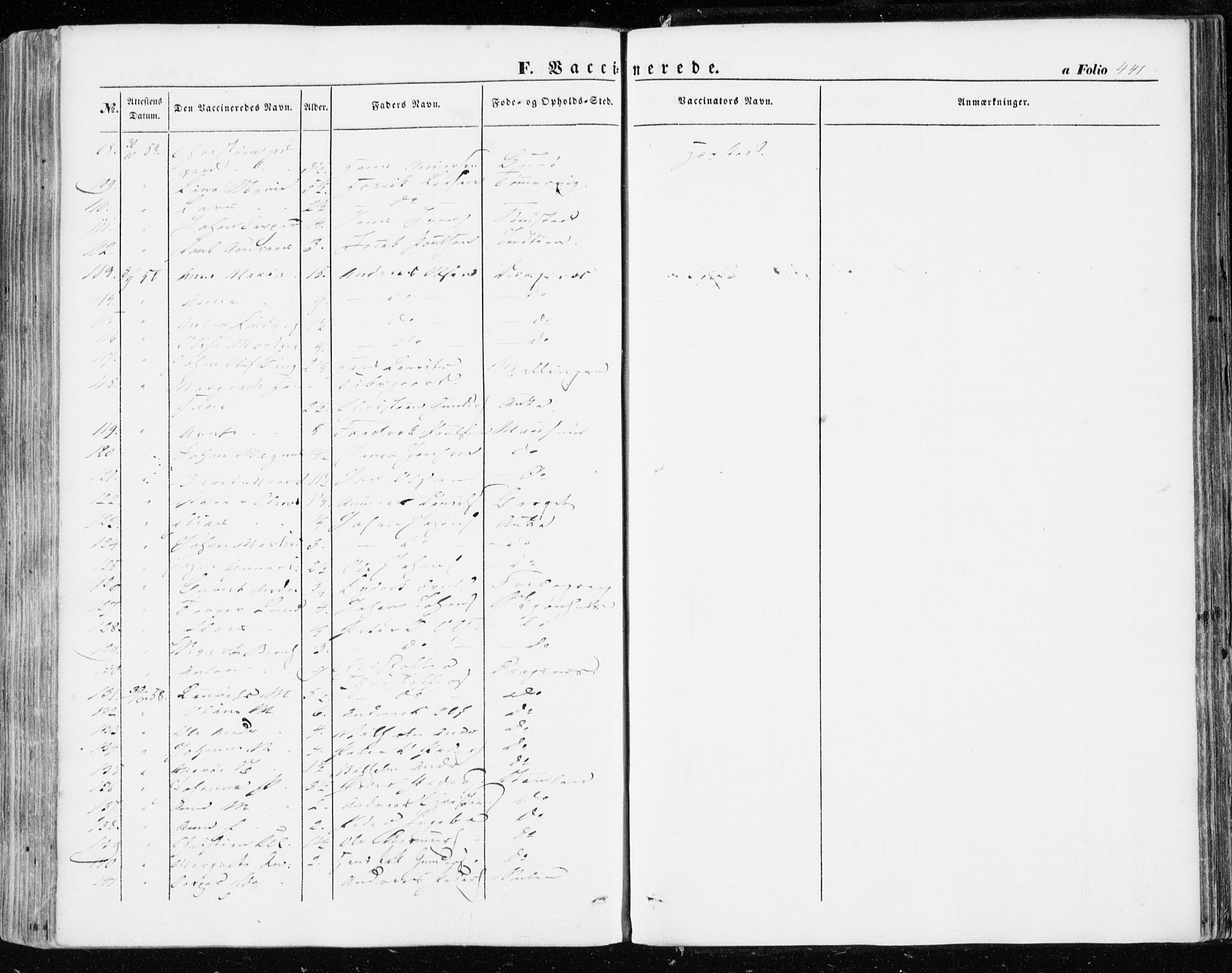 Ministerialprotokoller, klokkerbøker og fødselsregistre - Sør-Trøndelag, AV/SAT-A-1456/634/L0530: Parish register (official) no. 634A06, 1852-1860, p. 441