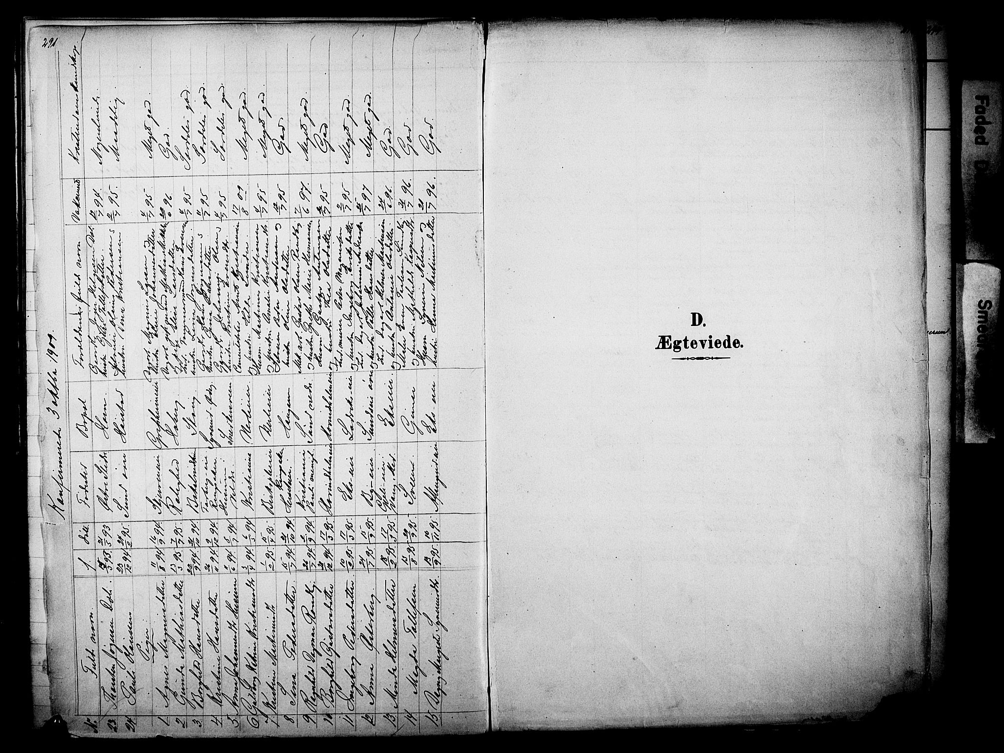 Nes prestekontor, Hedmark, SAH/PREST-020/L/La/L0006: Parish register (copy) no. 6, 1890-1932, p. 291-292