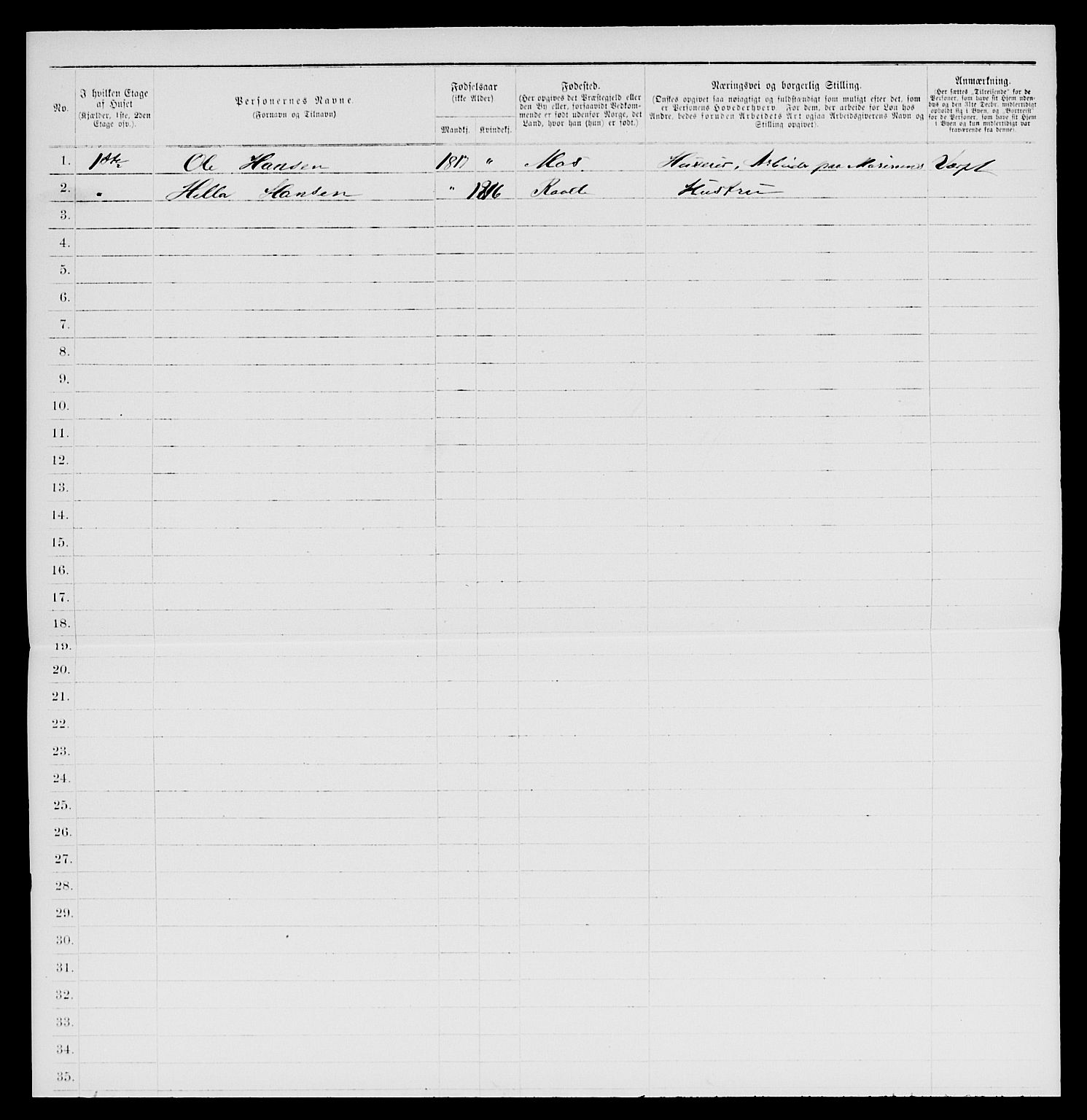 SAKO, 1885 census for 0703 Horten, 1885, p. 982