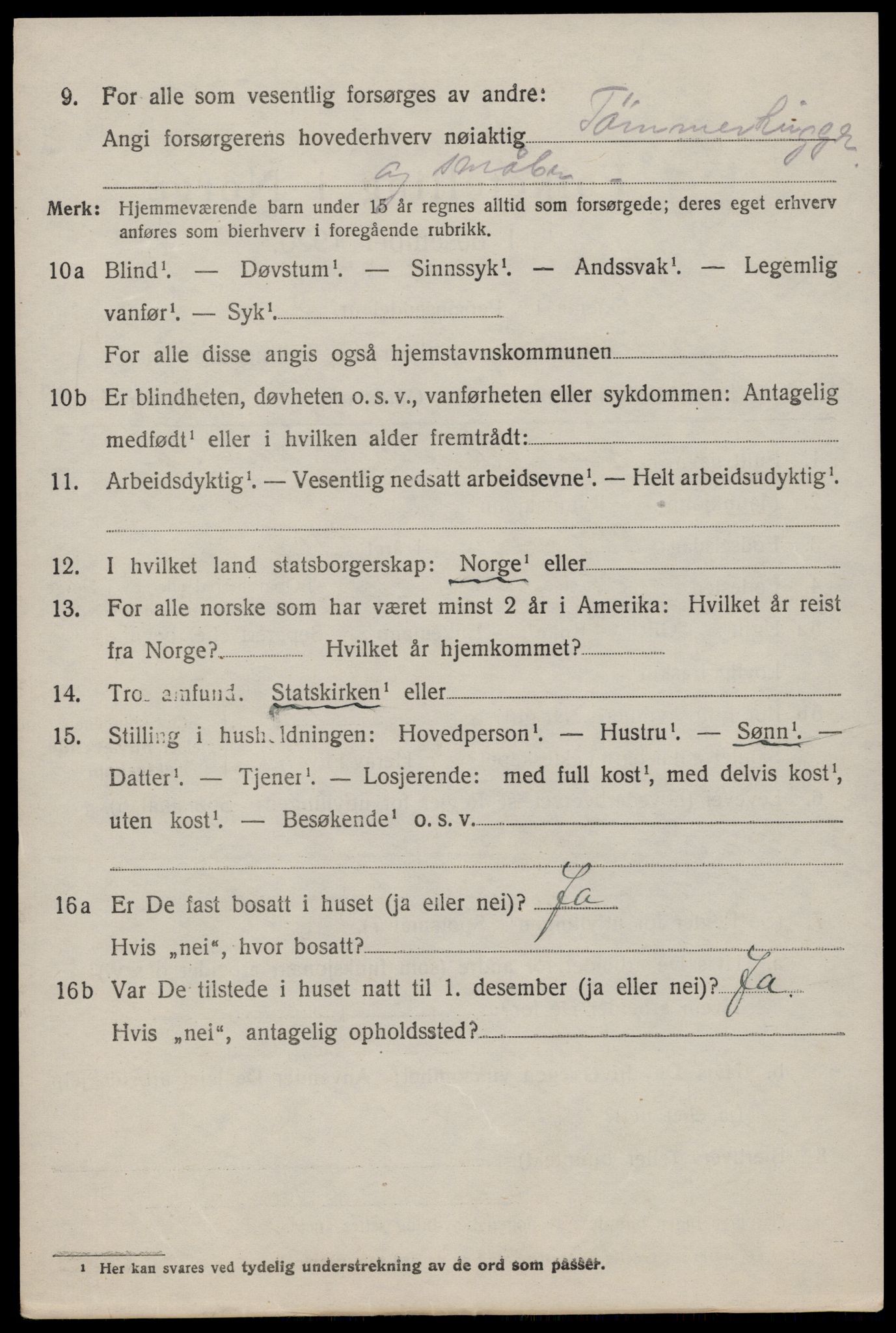 SAKO, 1920 census for Hjartdal, 1920, p. 3469