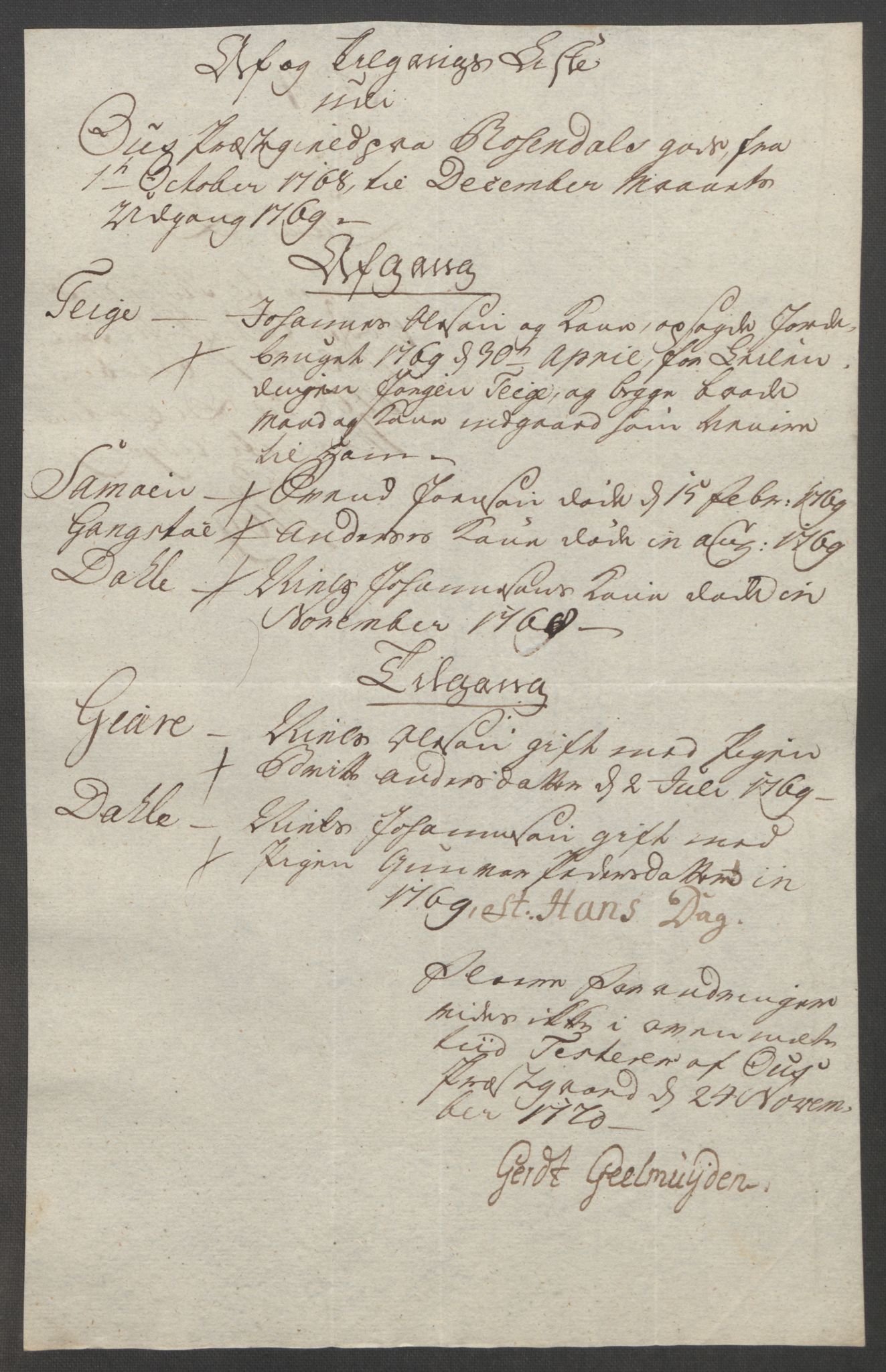 Rentekammeret inntil 1814, Reviderte regnskaper, Fogderegnskap, AV/RA-EA-4092/R49/L3157: Ekstraskatten Rosendal Baroni, 1762-1772, p. 262