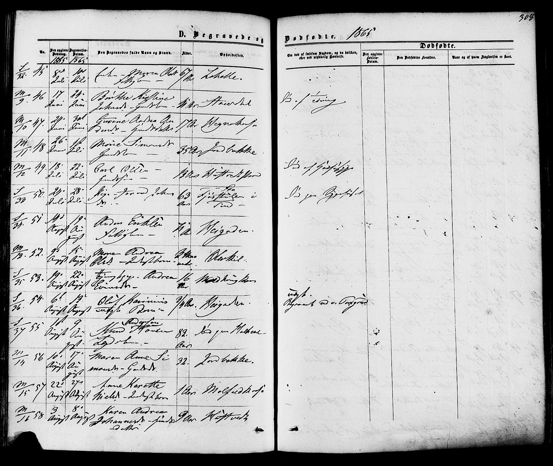 Solum kirkebøker, AV/SAKO-A-306/F/Fa/L0008: Parish register (official) no. I 8, 1865-1876, p. 308