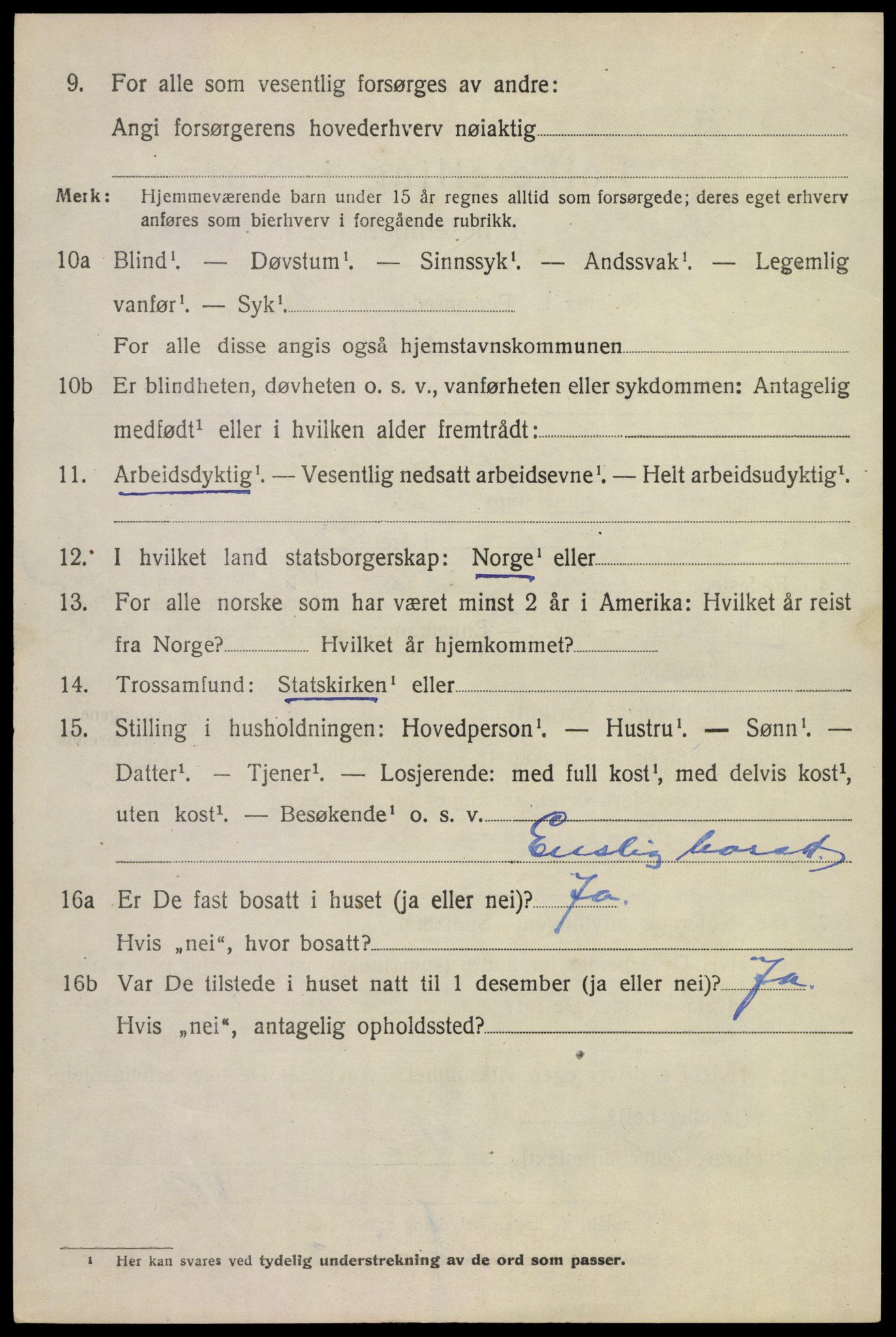 SAKO, 1920 census for Skoger, 1920, p. 14592