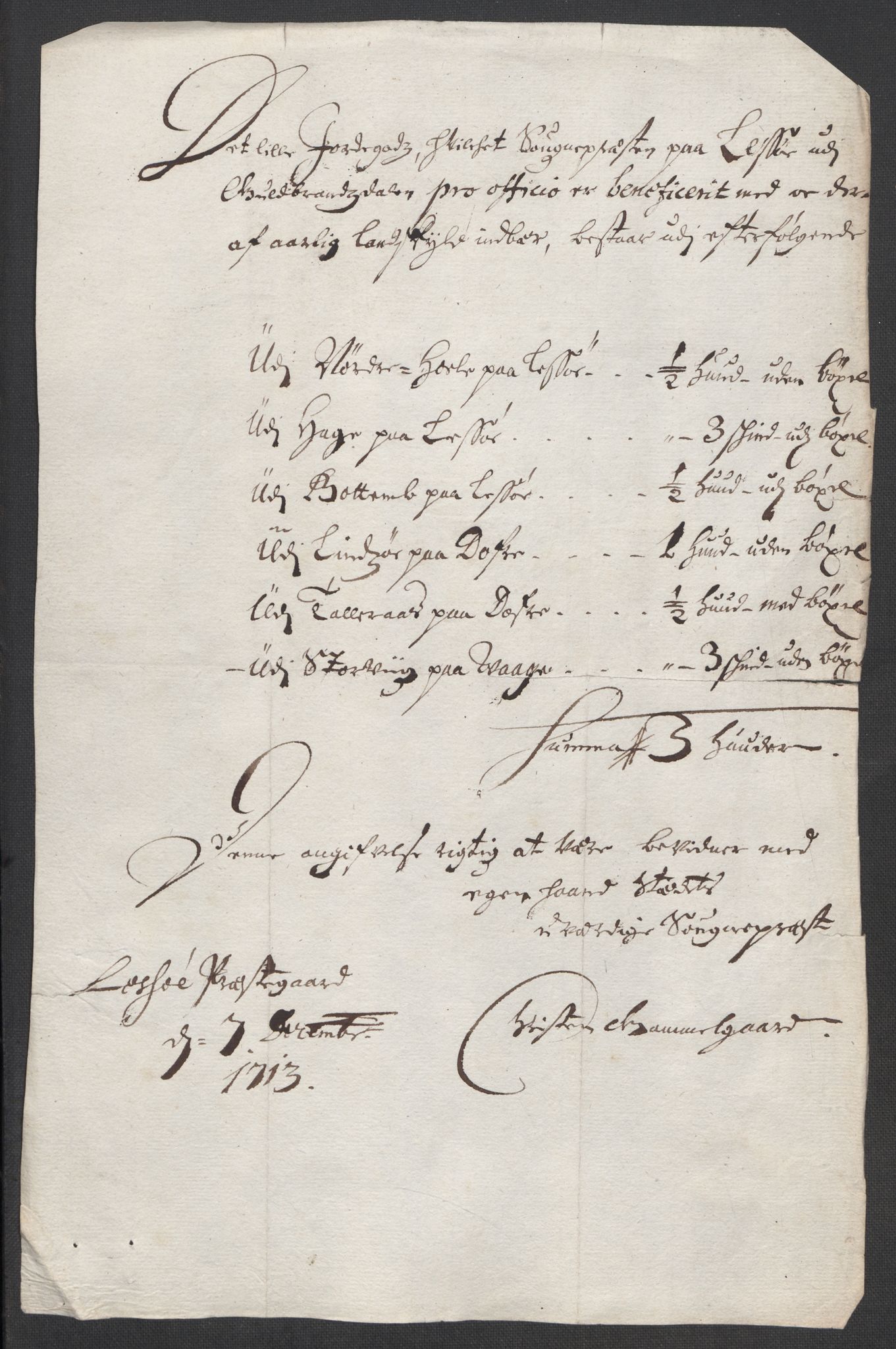 Rentekammeret inntil 1814, Reviderte regnskaper, Fogderegnskap, AV/RA-EA-4092/R17/L1182: Fogderegnskap Gudbrandsdal, 1713, p. 387