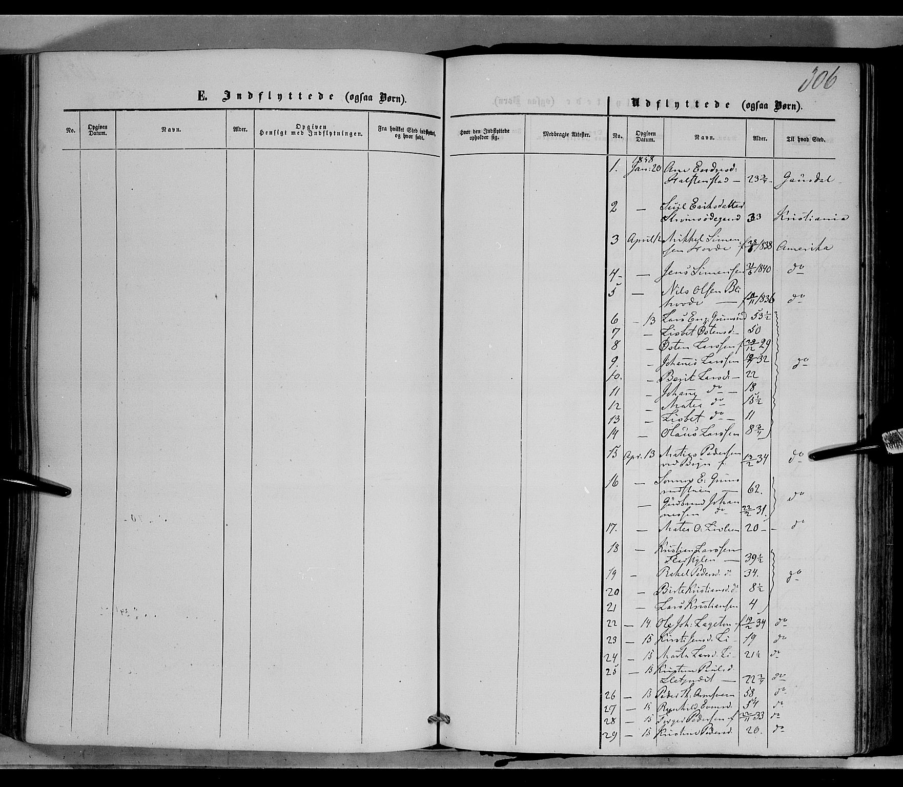 Øyer prestekontor, SAH/PREST-084/H/Ha/Haa/L0006: Parish register (official) no. 6, 1858-1874, p. 306
