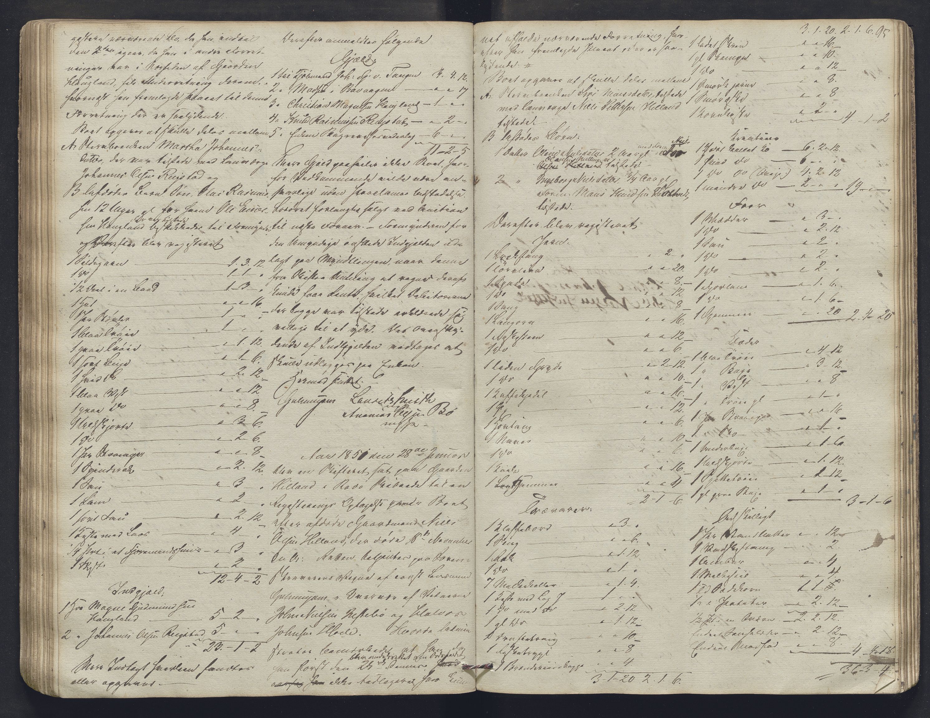 Nordhordland sorenskrivar, AV/SAB-A-2901/1/H/Hb/L0017: Registreringsprotokollar, 1846-1852, p. 95