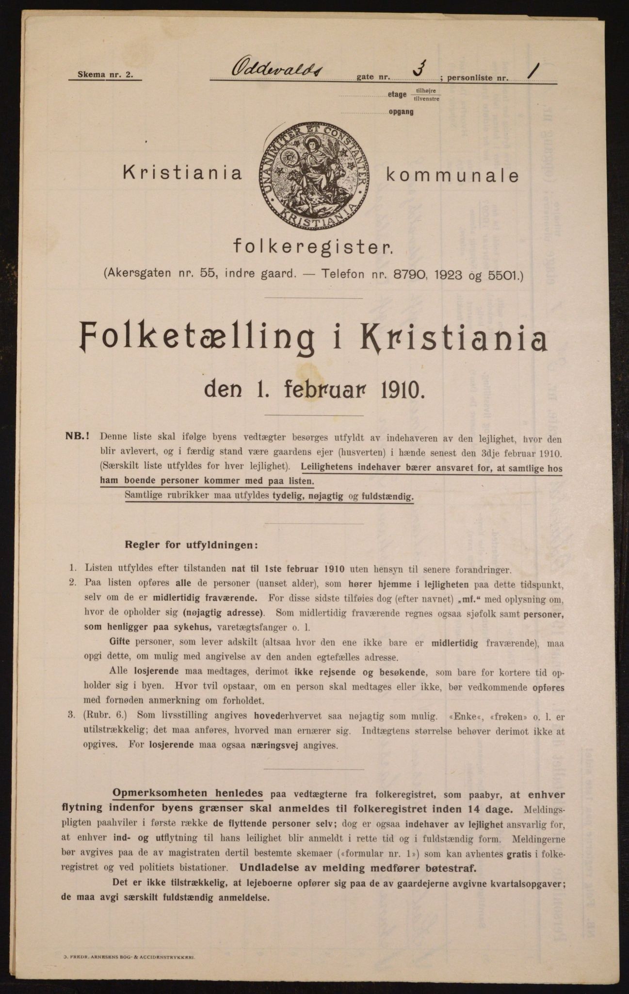 OBA, Municipal Census 1910 for Kristiania, 1910, p. 71862