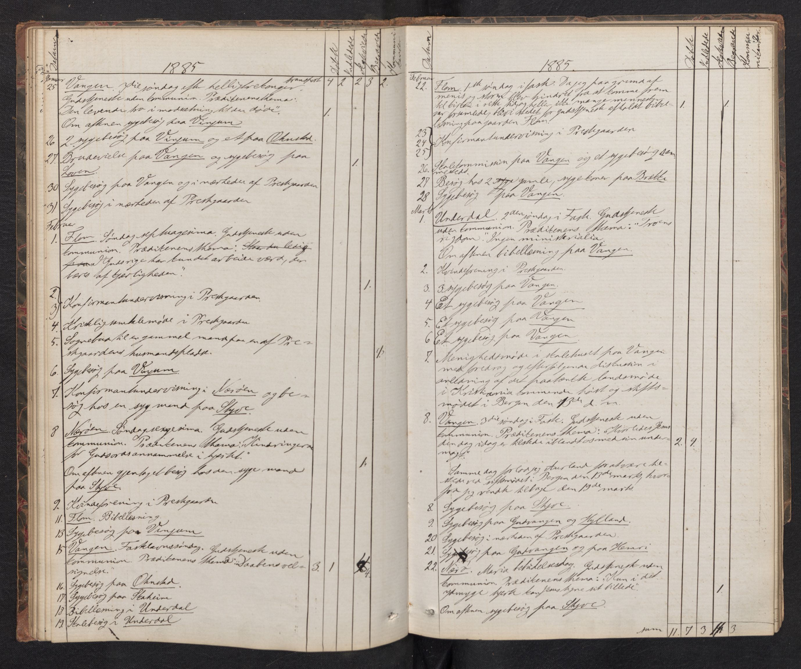 Aurland sokneprestembete, SAB/A-99937/H/Ha/Haf: Diary records no. F 1, 1877-1890, p. 48b-49a