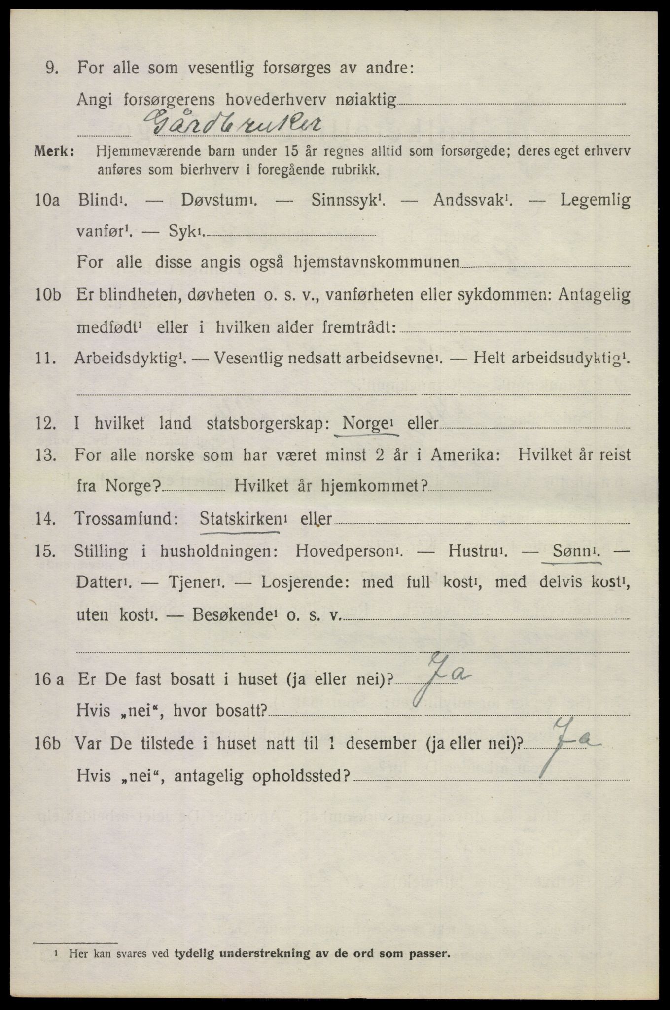 SAKO, 1920 census for Ramnes, 1920, p. 4309