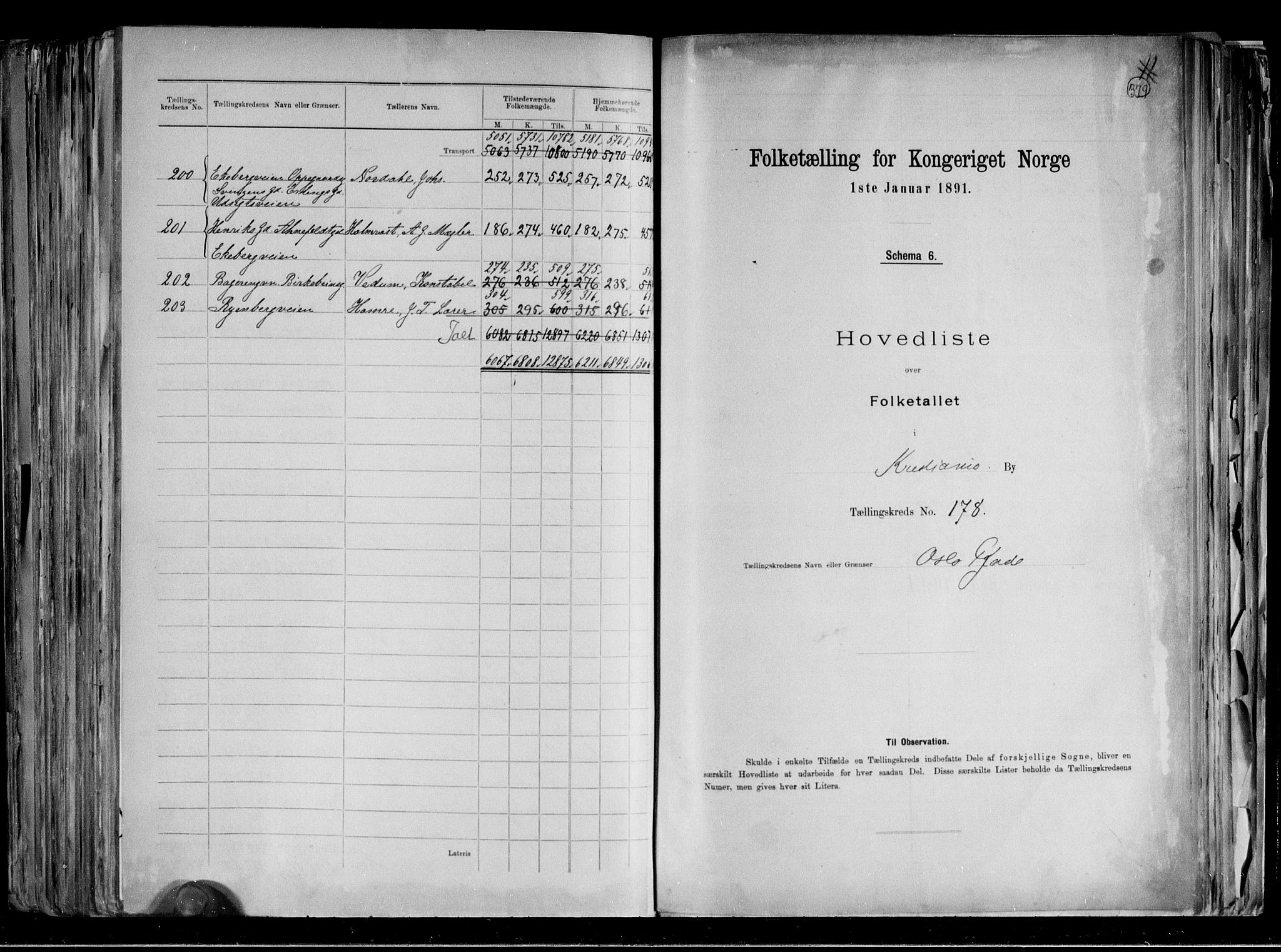 RA, 1891 census for 0301 Kristiania, 1891, p. 107547