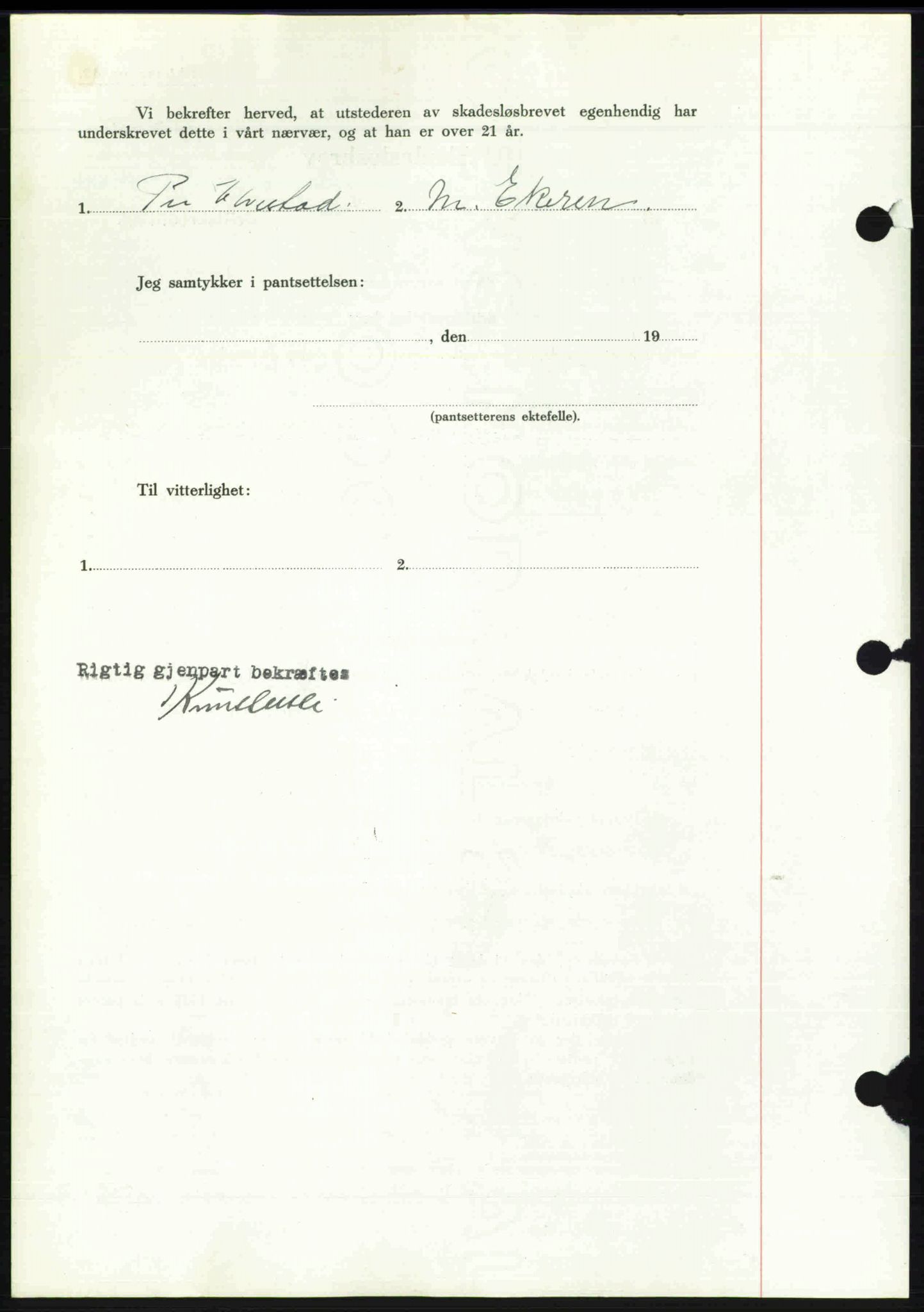 Toten tingrett, AV/SAH-TING-006/H/Hb/Hbc/L0008: Mortgage book no. Hbc-08, 1941-1941, Diary no: : 1479/1941