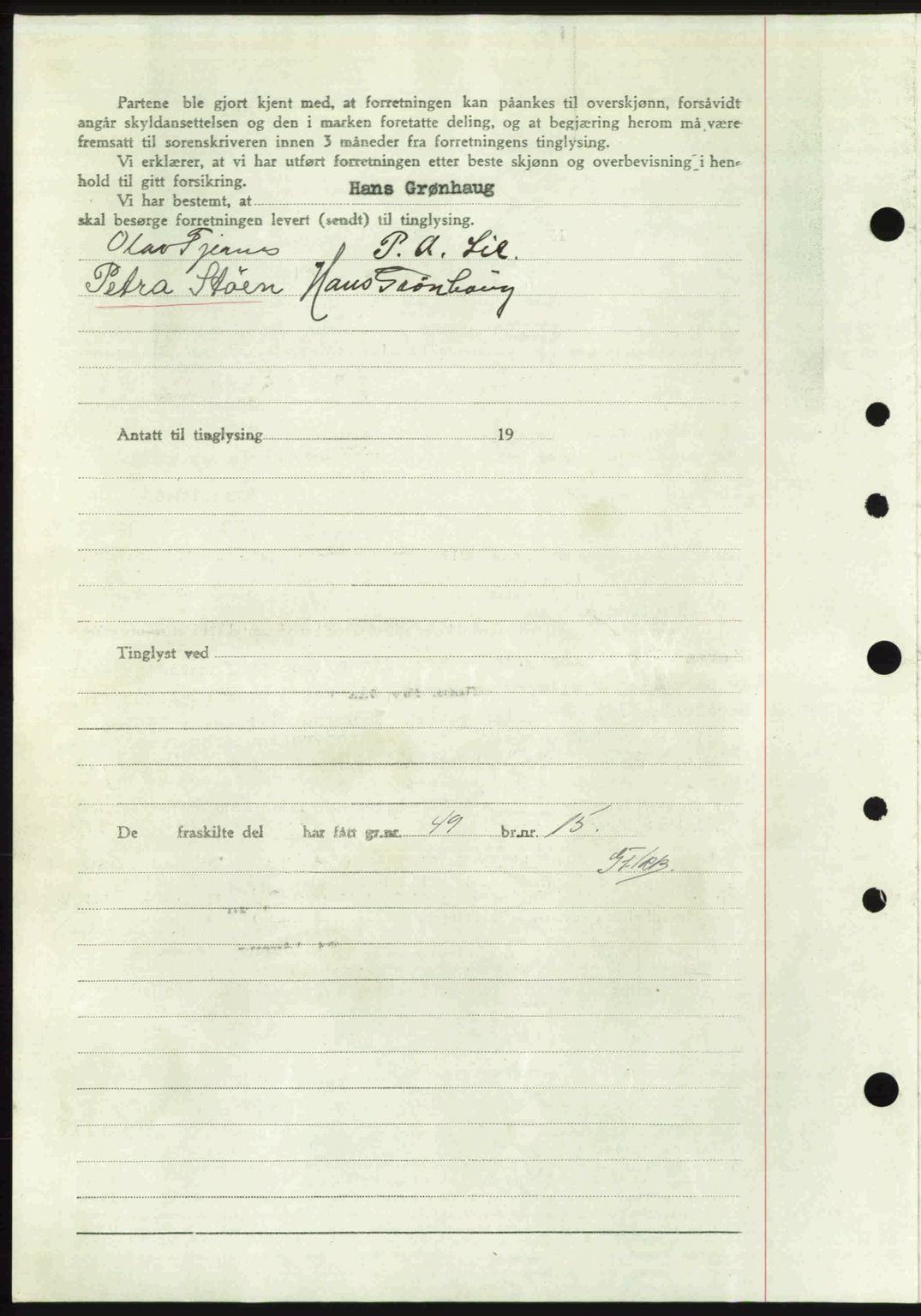 Idd og Marker sorenskriveri, AV/SAO-A-10283/G/Gb/Gbb/L0008: Mortgage book no. A8, 1946-1946, Diary no: : 123/1946