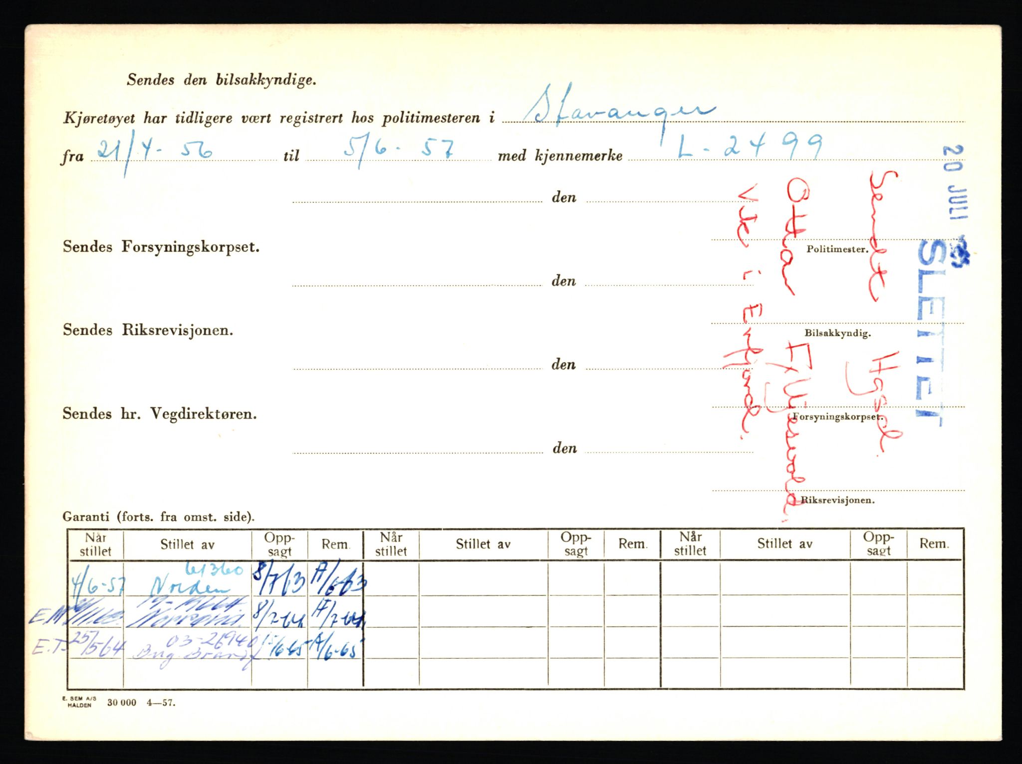 Stavanger trafikkstasjon, AV/SAST-A-101942/0/F/L0047: L-28400 - L-29099, 1930-1971, p. 146