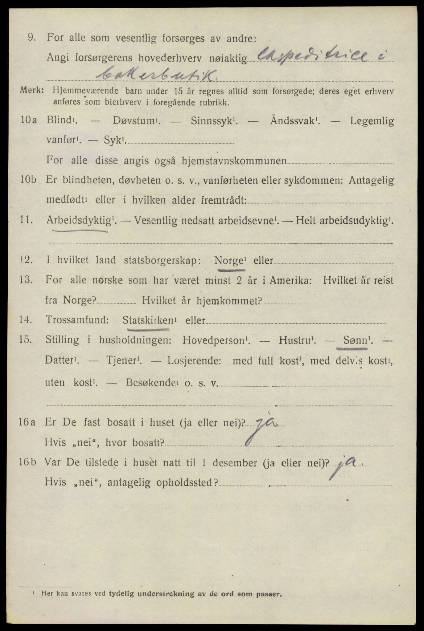 SAO, 1920 census for Kråkstad, 1920, p. 7386