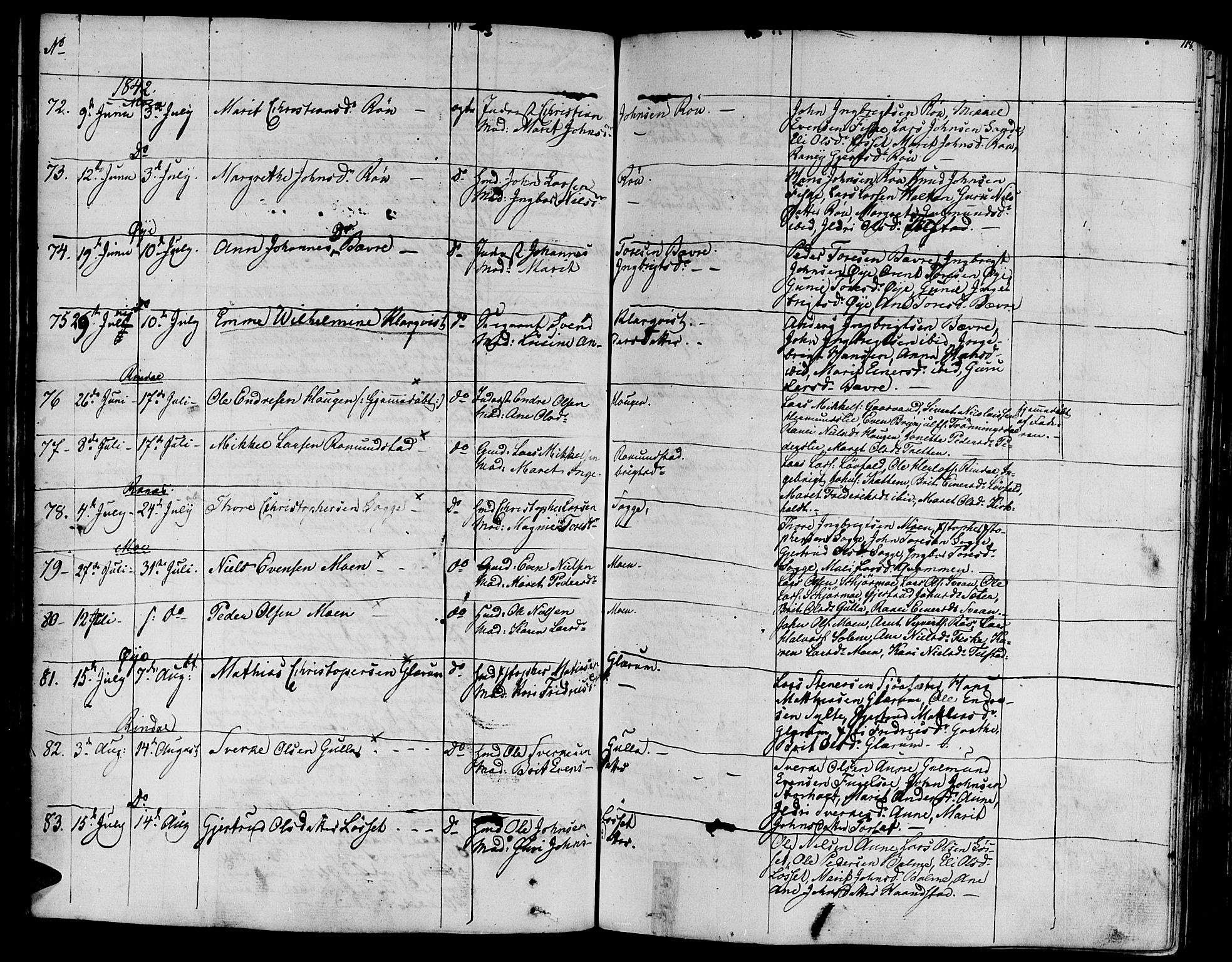 Ministerialprotokoller, klokkerbøker og fødselsregistre - Møre og Romsdal, AV/SAT-A-1454/595/L1042: Parish register (official) no. 595A04, 1829-1843, p. 118