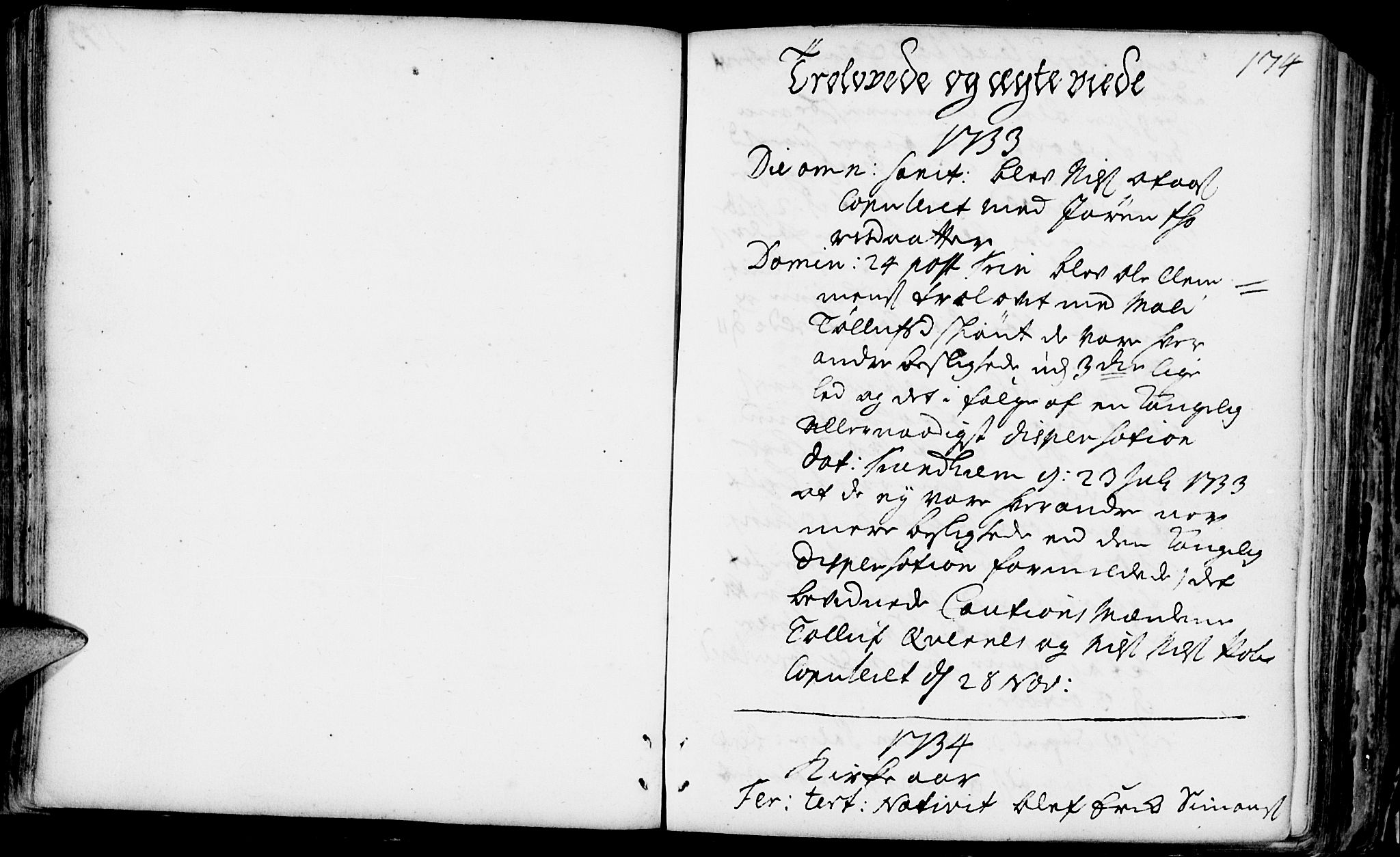Rendalen prestekontor, SAH/PREST-054/H/Ha/Haa/L0001: Parish register (official) no. 1, 1733-1787, p. 174