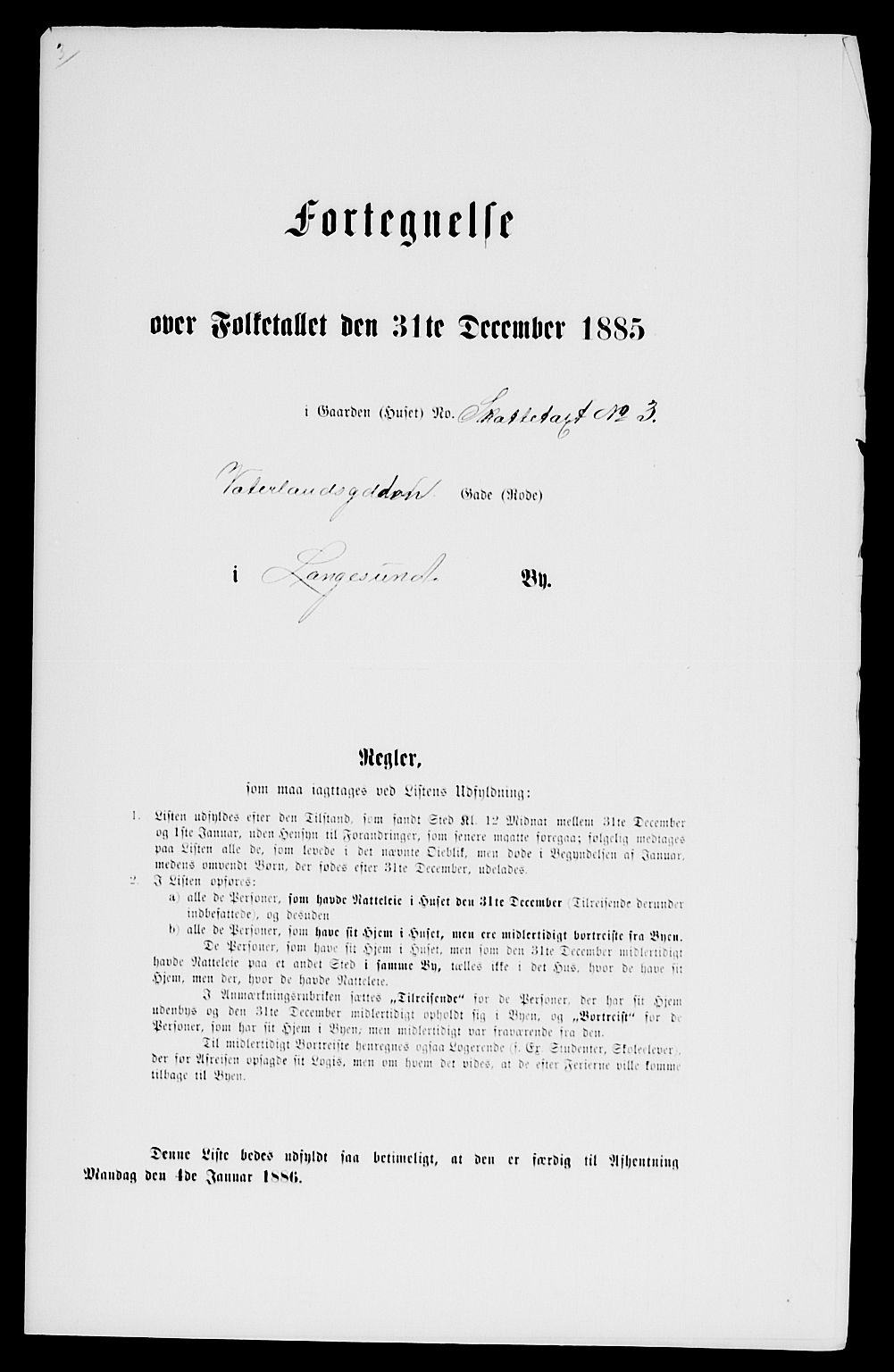 SAKO, 1885 census for 0802 Langesund, 1885, p. 6