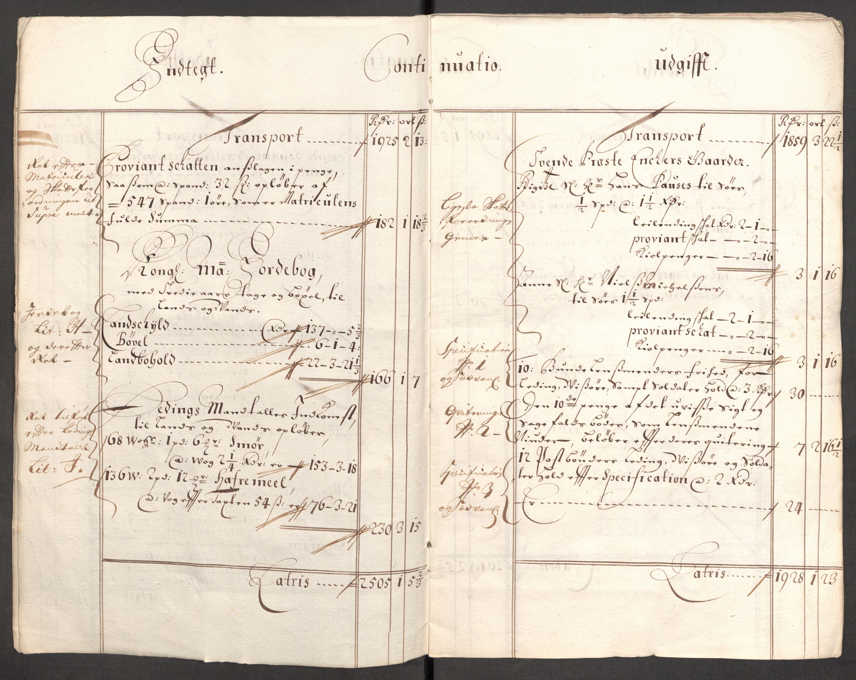 Rentekammeret inntil 1814, Reviderte regnskaper, Fogderegnskap, AV/RA-EA-4092/R64/L4425: Fogderegnskap Namdal, 1696-1698, p. 307