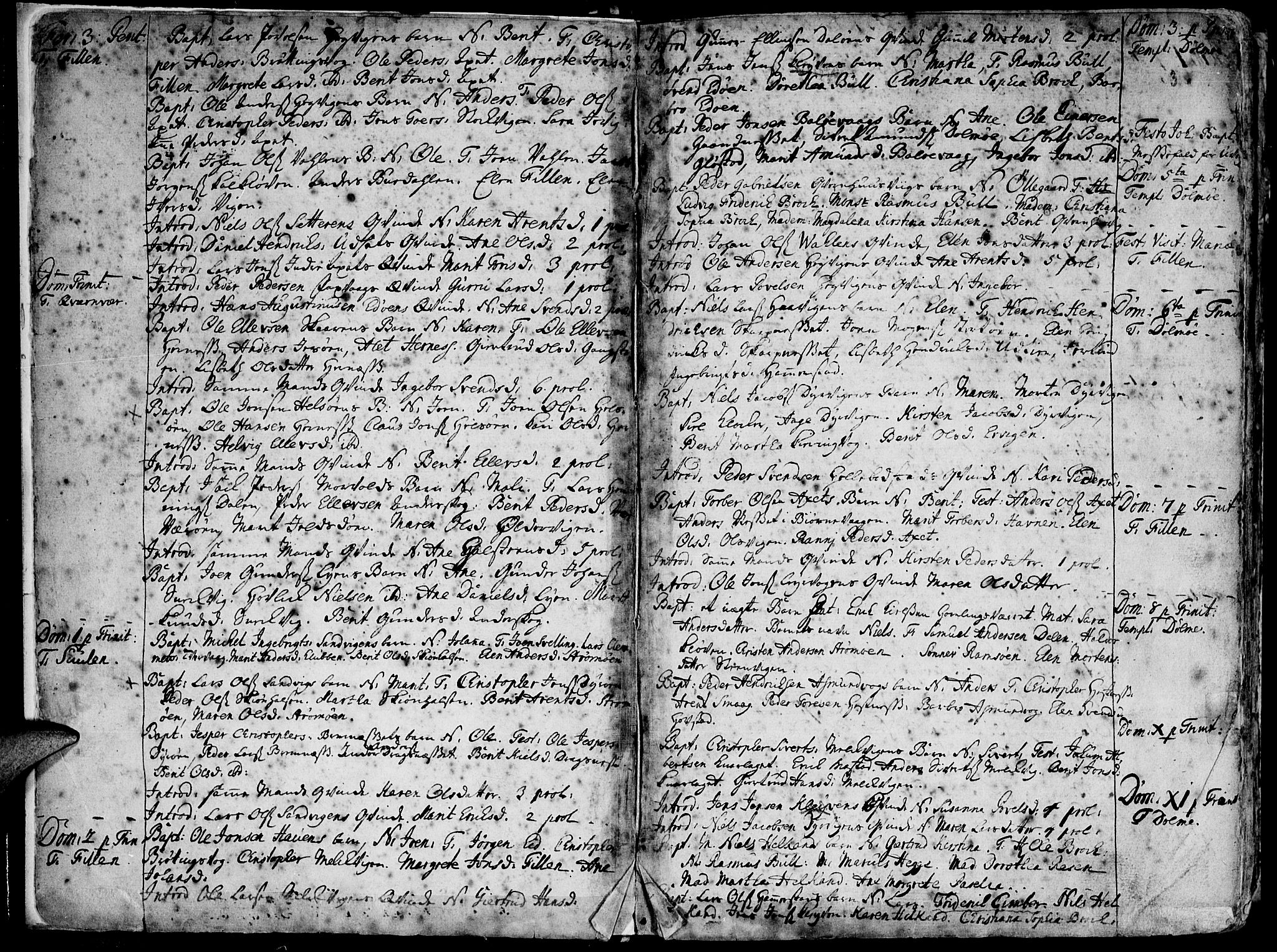 Ministerialprotokoller, klokkerbøker og fødselsregistre - Sør-Trøndelag, SAT/A-1456/634/L0525: Parish register (official) no. 634A01, 1736-1775, p. 3