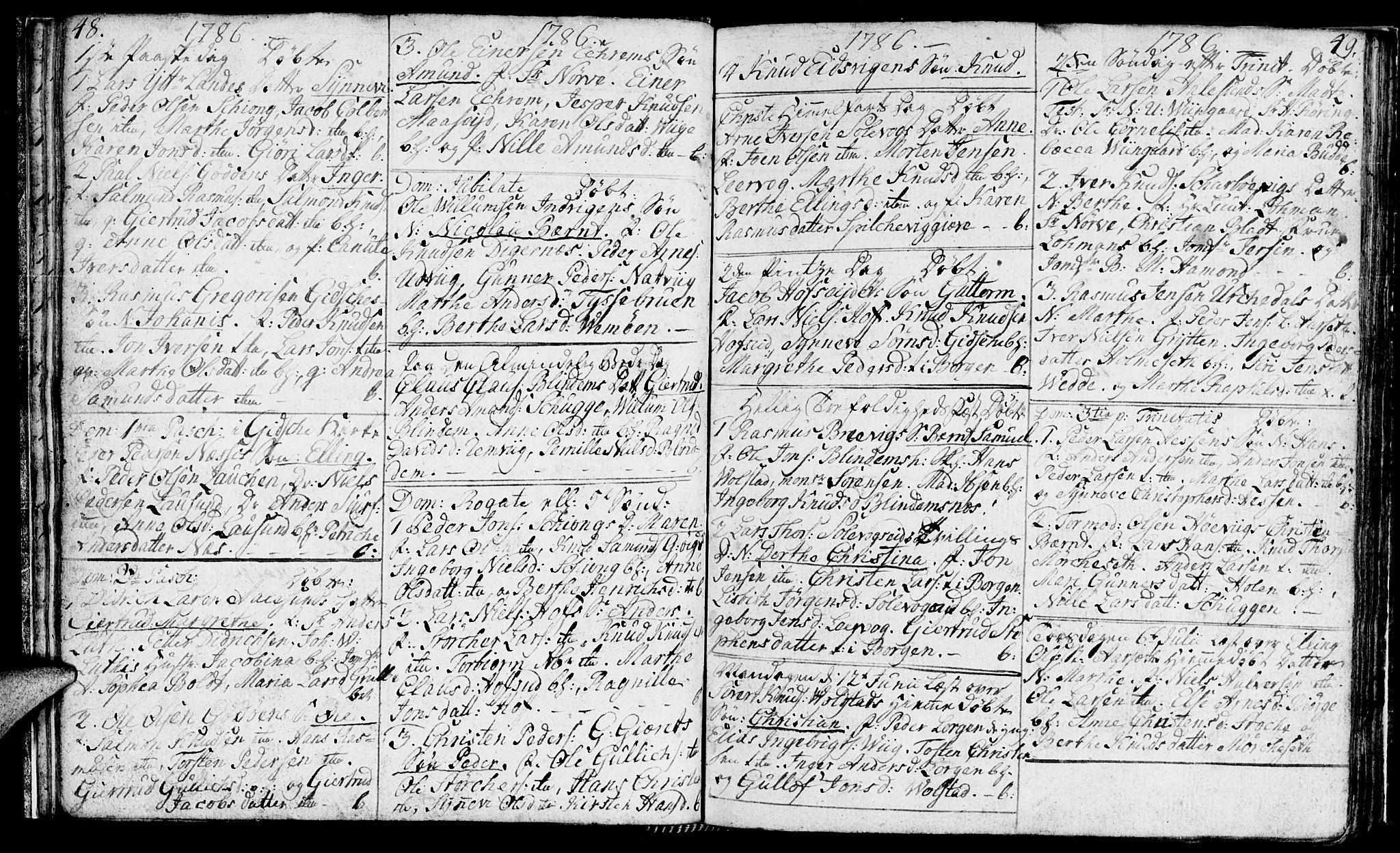 Ministerialprotokoller, klokkerbøker og fødselsregistre - Møre og Romsdal, AV/SAT-A-1454/528/L0421: Parish register (copy) no. 528C02, 1785-1800, p. 48-49