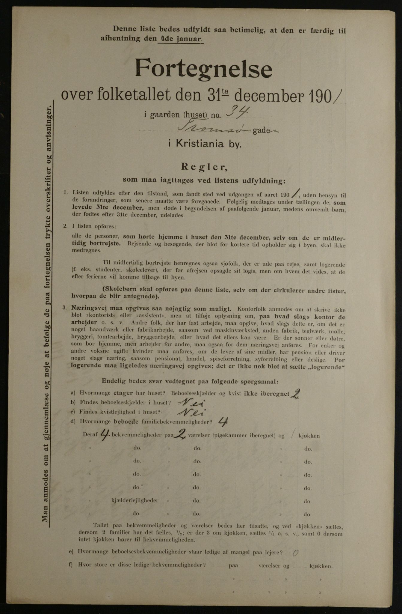 OBA, Municipal Census 1901 for Kristiania, 1901, p. 17804