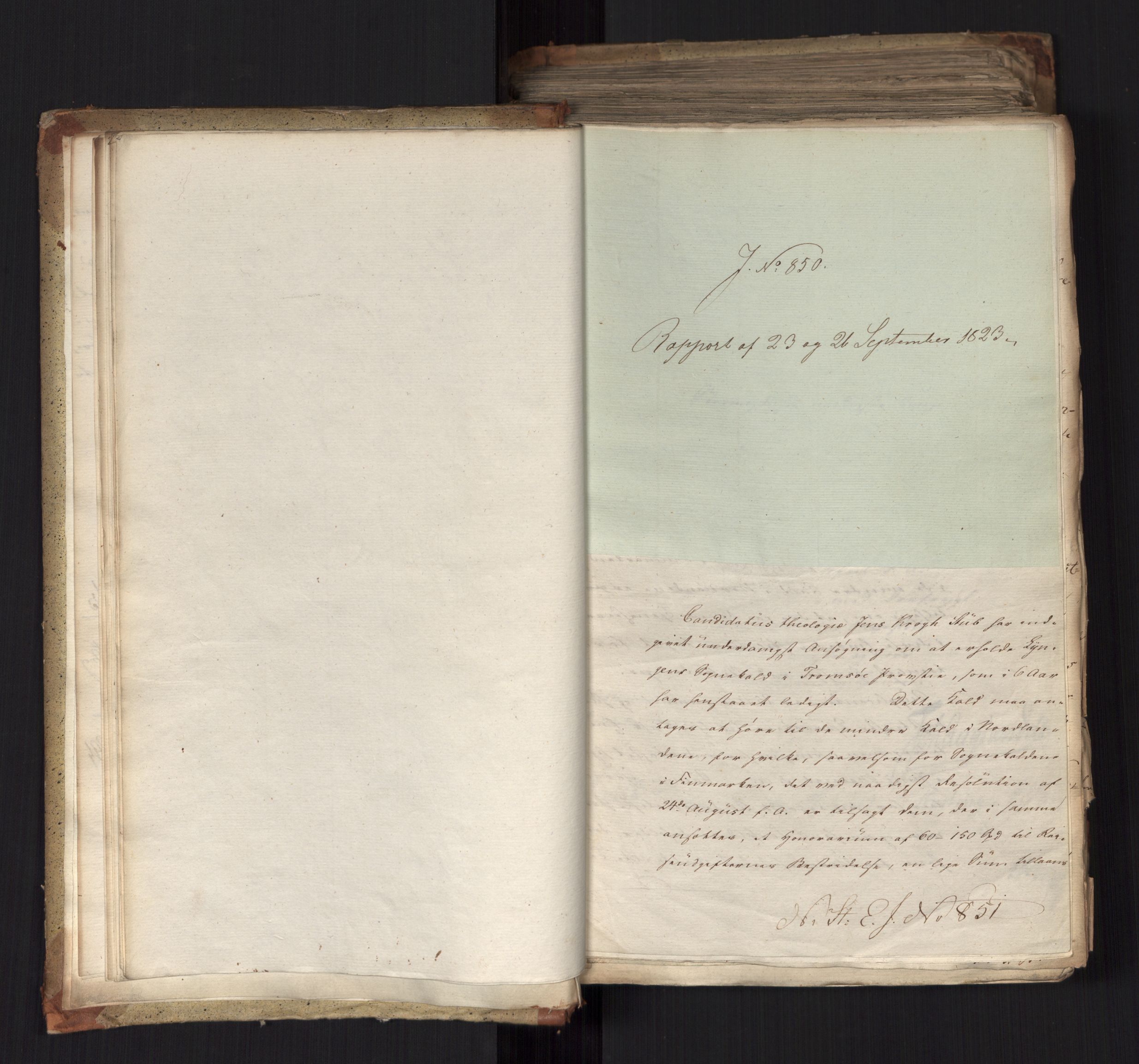 Statsrådsavdelingen i Stockholm, RA/S-1003/D/Da/L0036: Regjeringsinnstillinger nr. 841-1114, 1823, p. 23