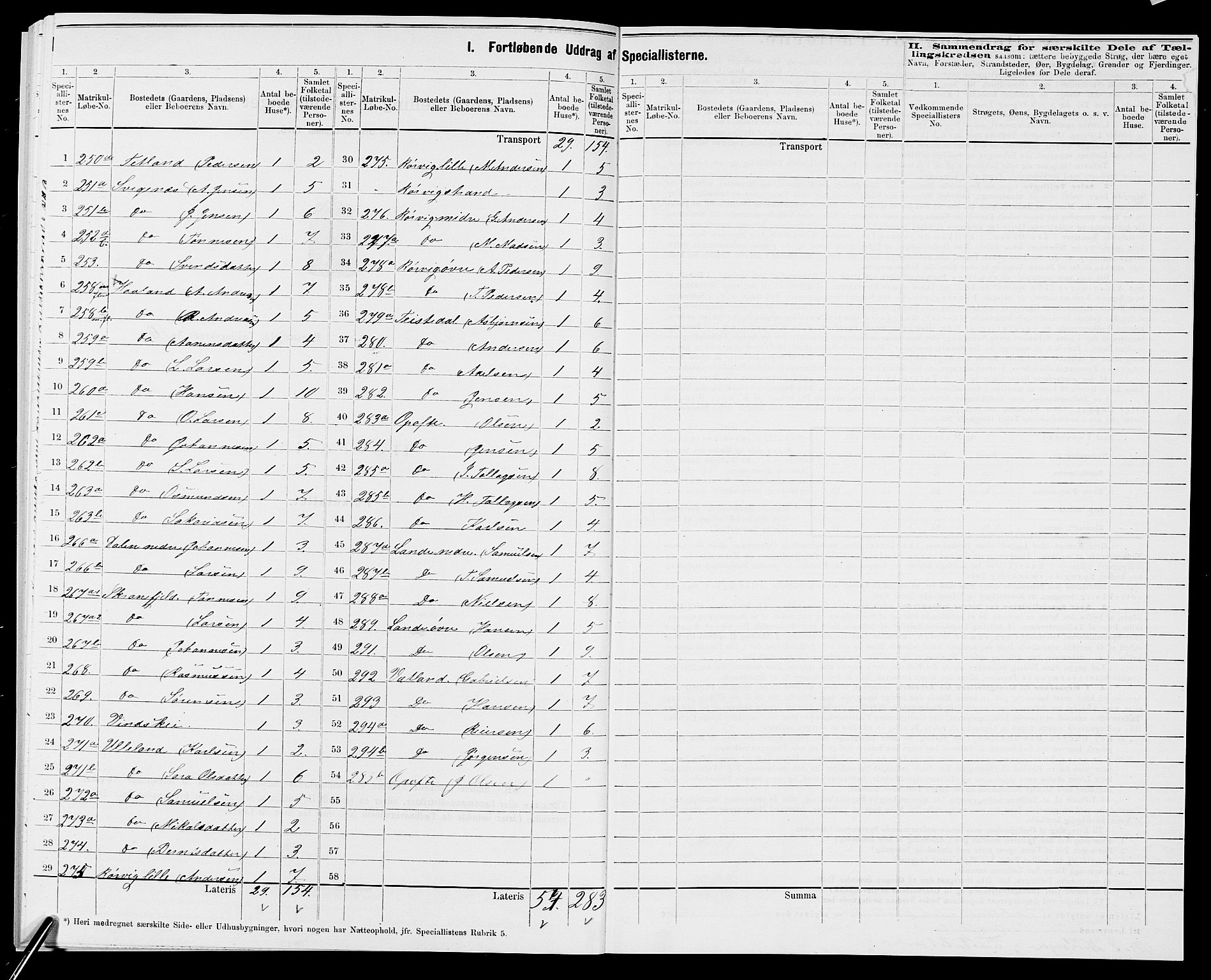 SAK, 1875 census for 1037P Kvinesdal, 1875, p. 76