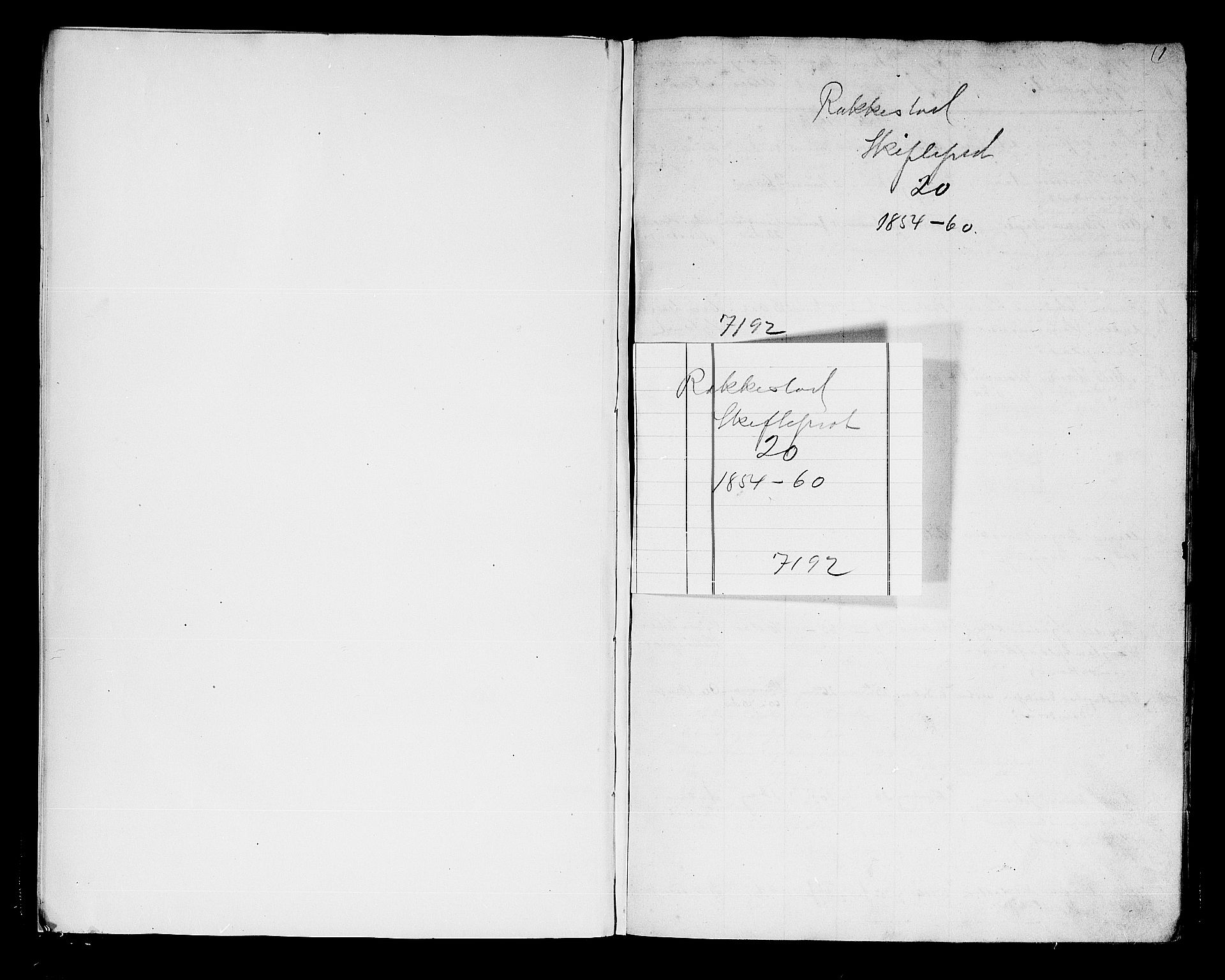 Rakkestad sorenskriveri, SAO/A-10686/H/Ha/Haa/L0002: Dødsanmeldelsesprotokoller, 1854-1860, p. 1