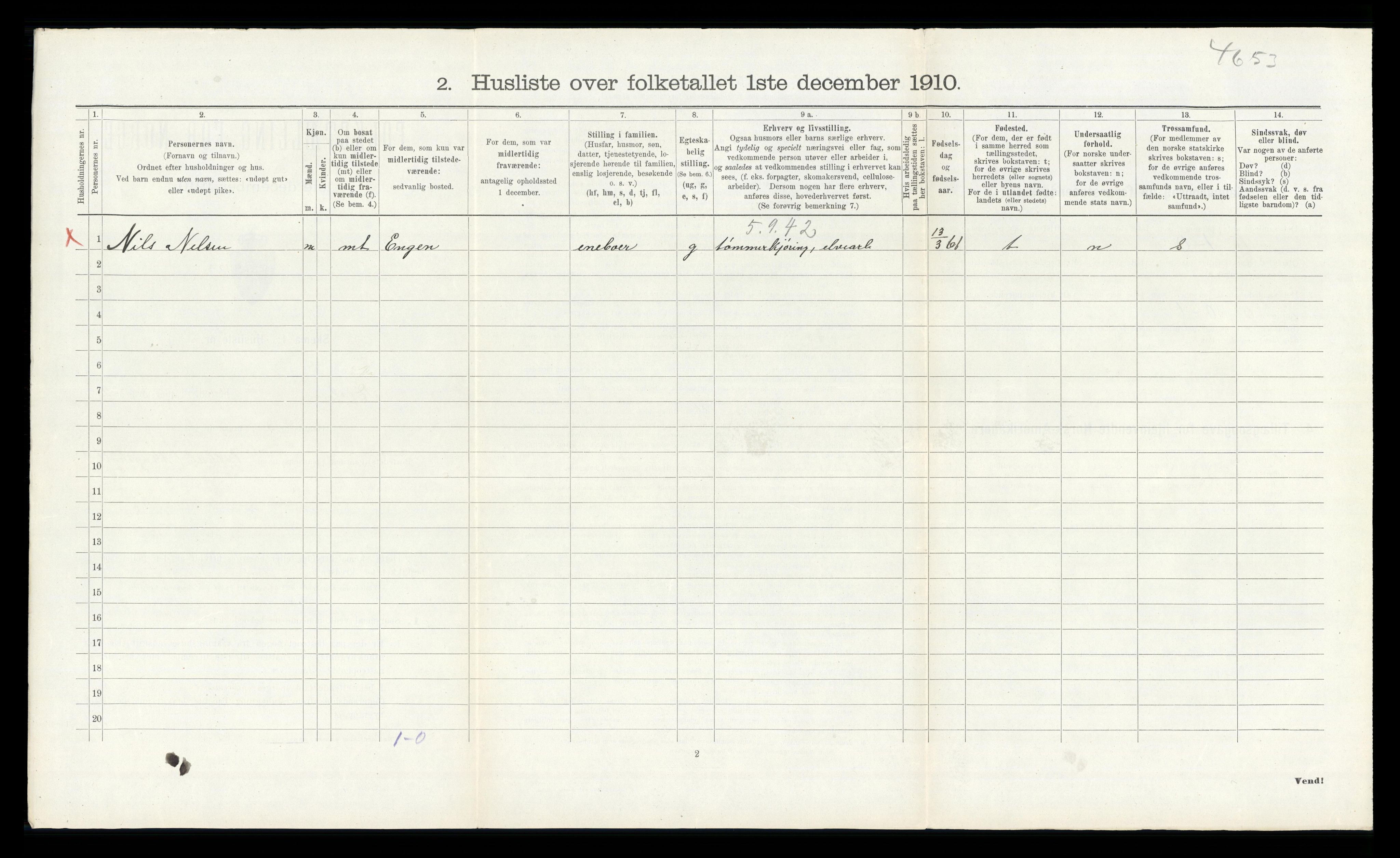 RA, 1910 census for Ådal, 1910, p. 282