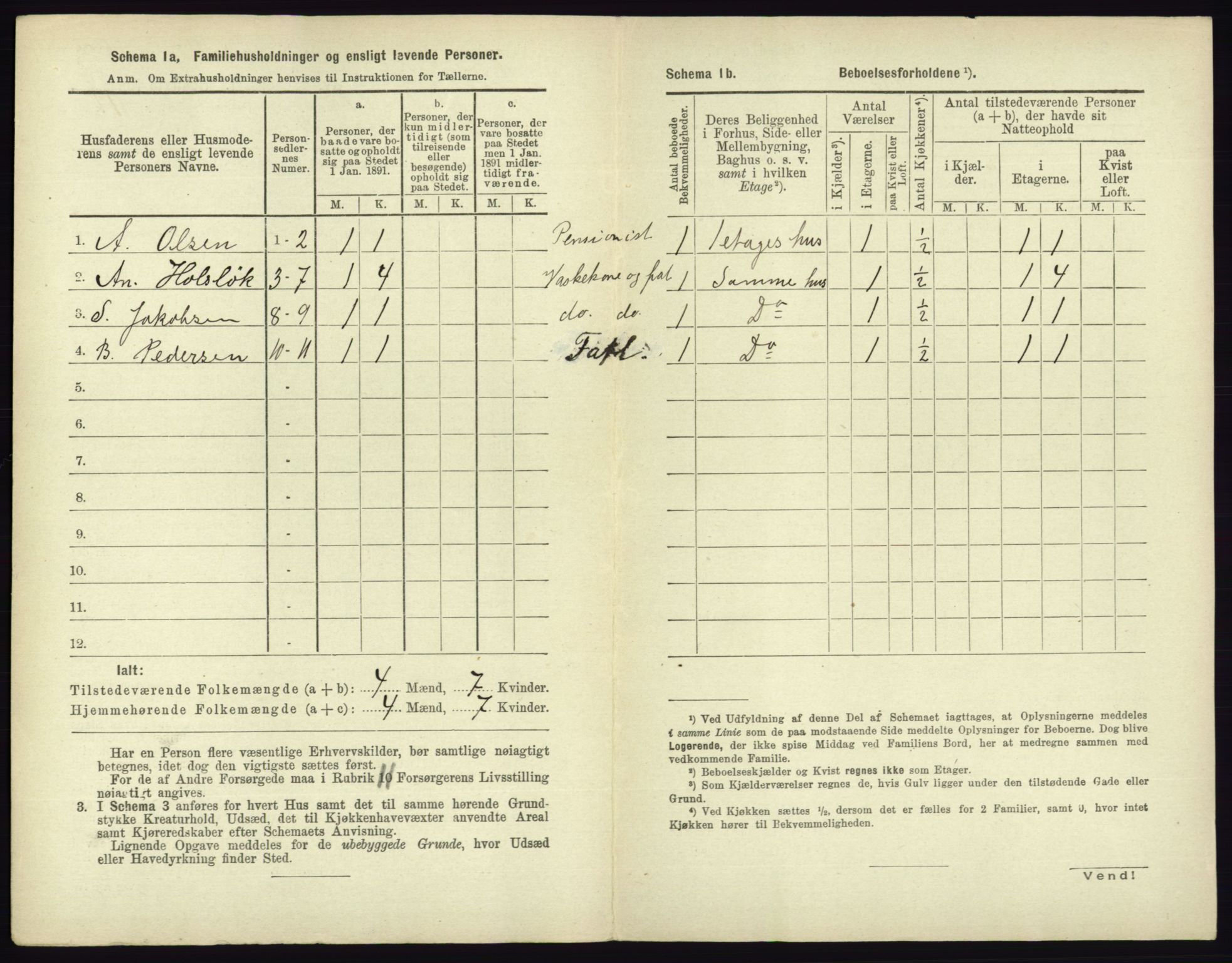 RA, 1891 census for 0703 Horten, 1891, p. 1152