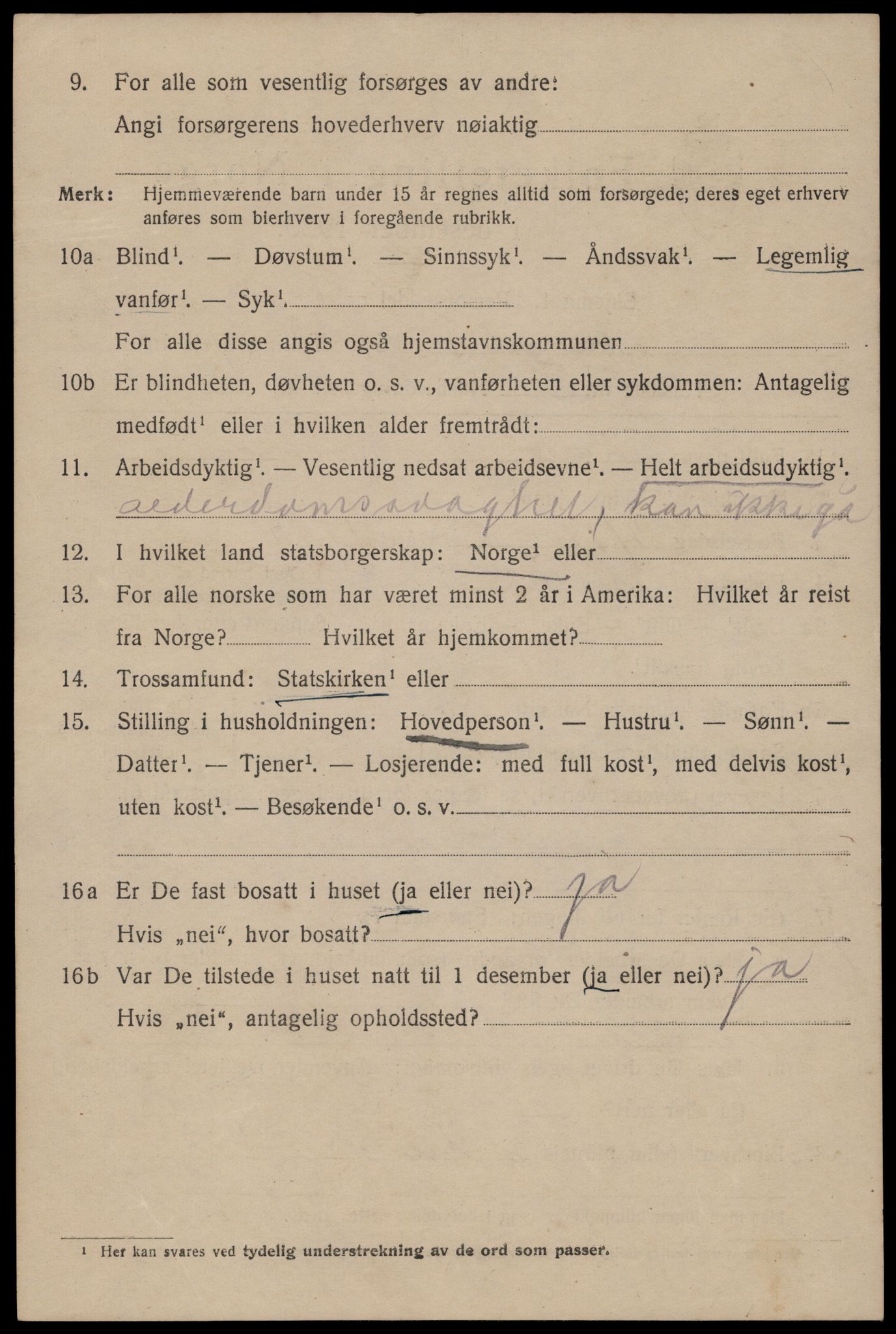 SAST, 1920 census for Stavanger, 1920, p. 119893