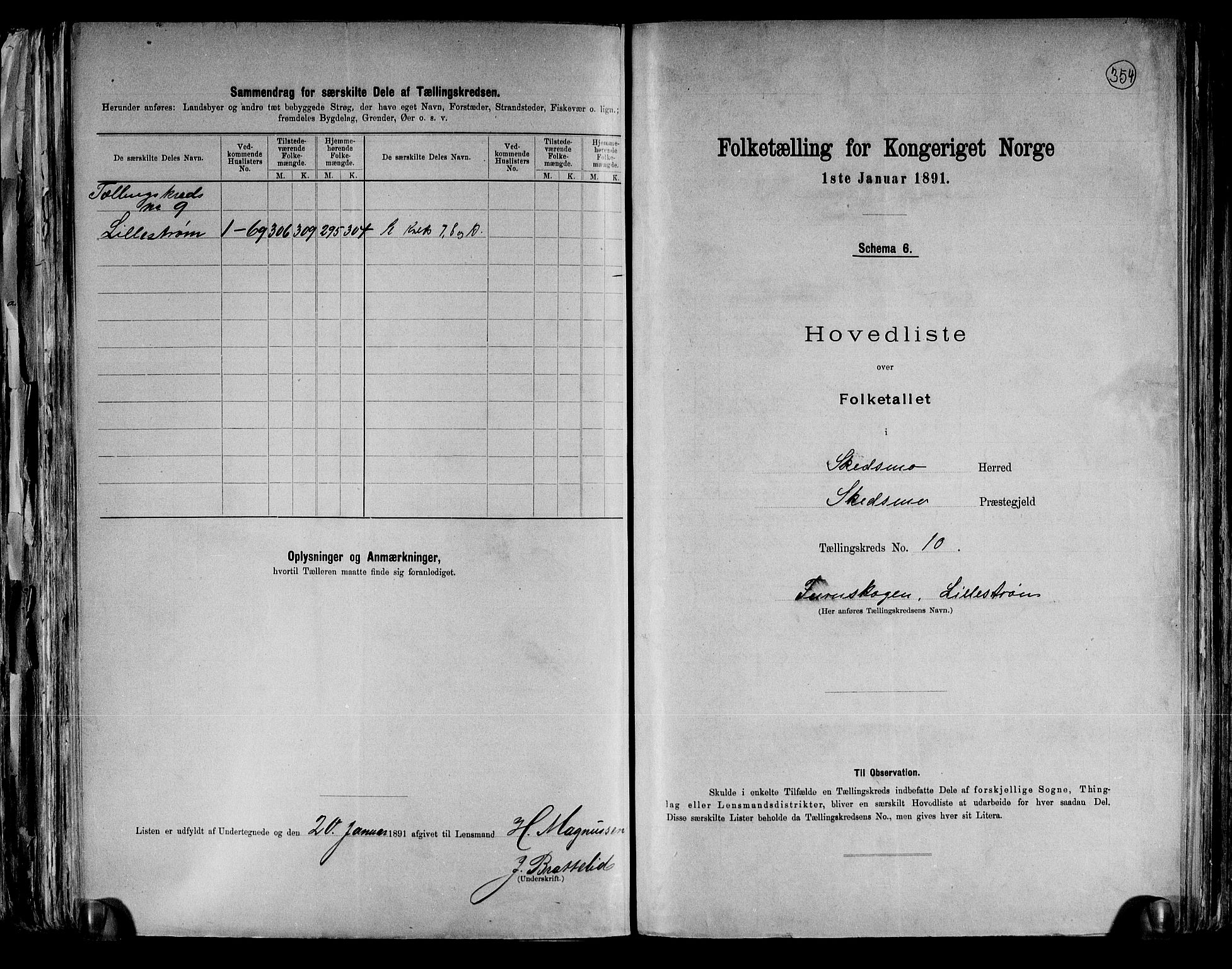 RA, 1891 census for 0231 Skedsmo, 1891, p. 22